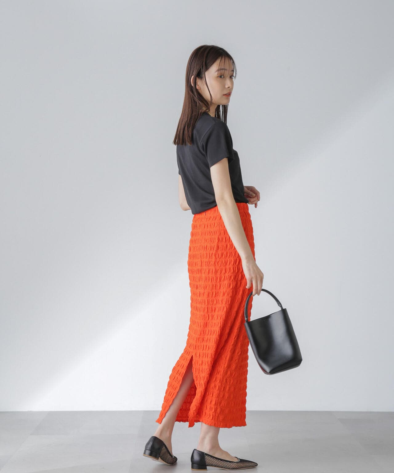 フクレシャーリングタイトスカート(セットアップ可) 6694130312