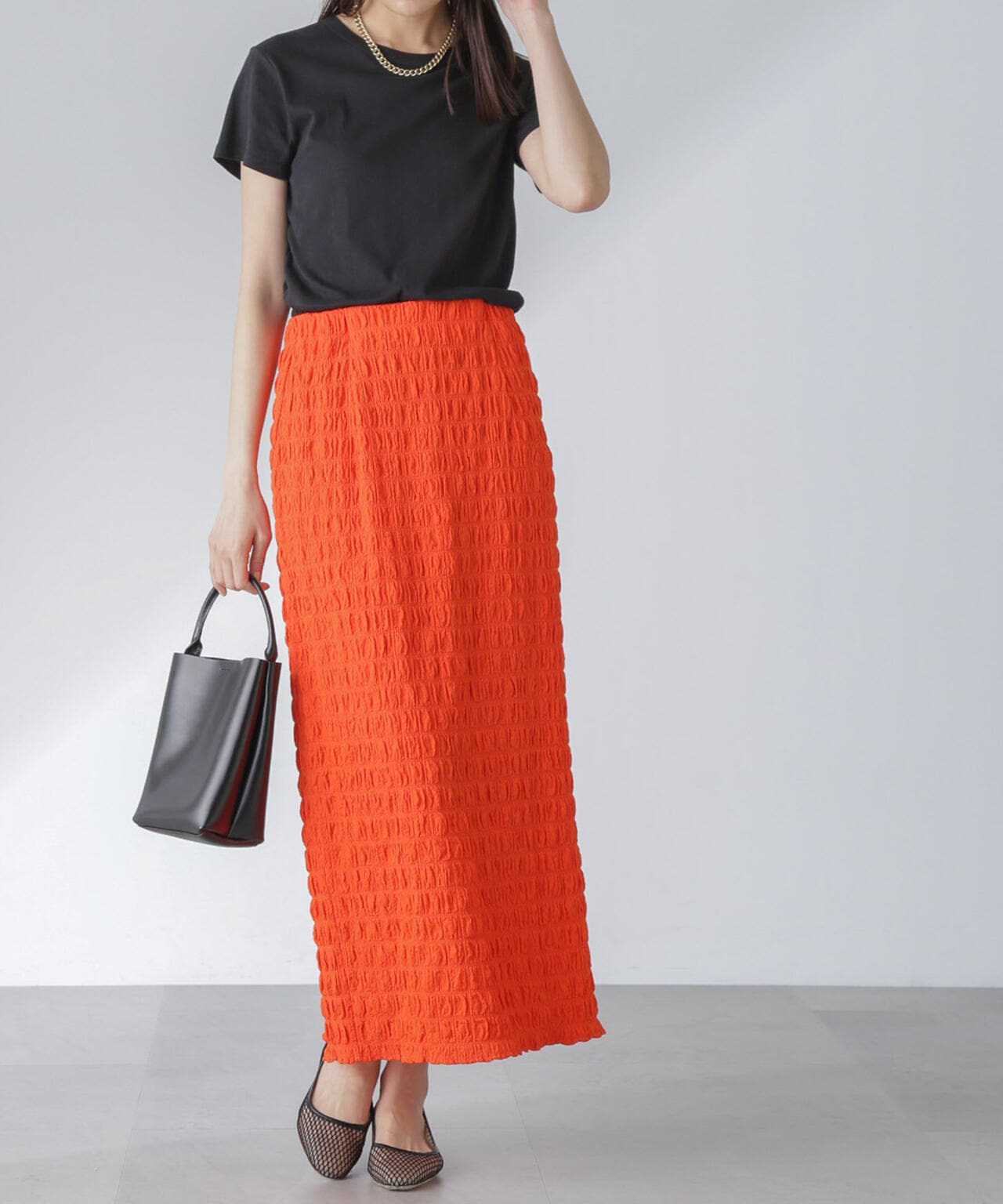 フクレシャーリングタイトスカート(セットアップ可) 6694130312