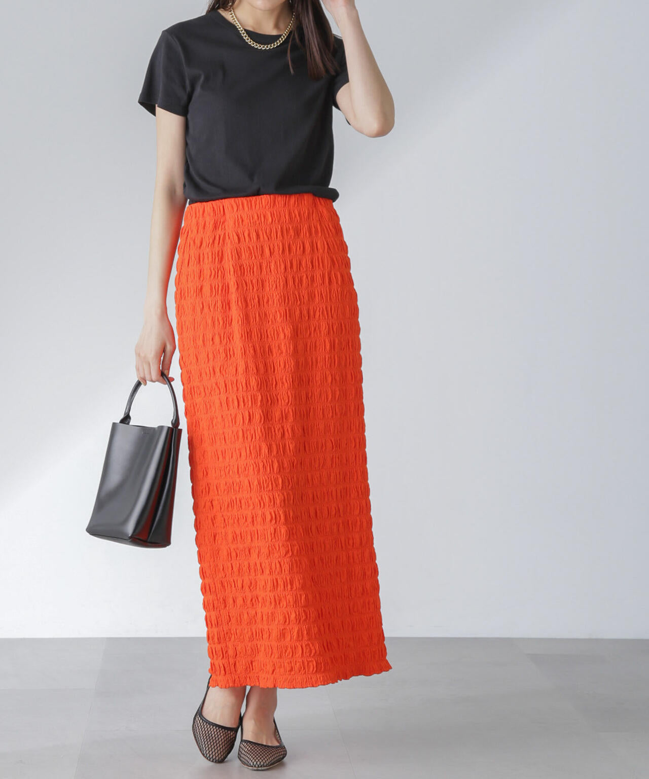 フクレシャーリングタイトスカート(セットアップ可) 6694130312