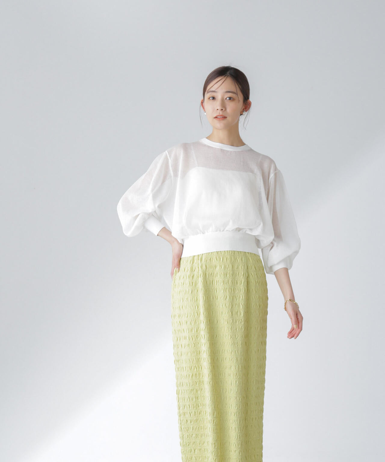 フクレシャーリングタイトスカート(セットアップ可) 6694130312