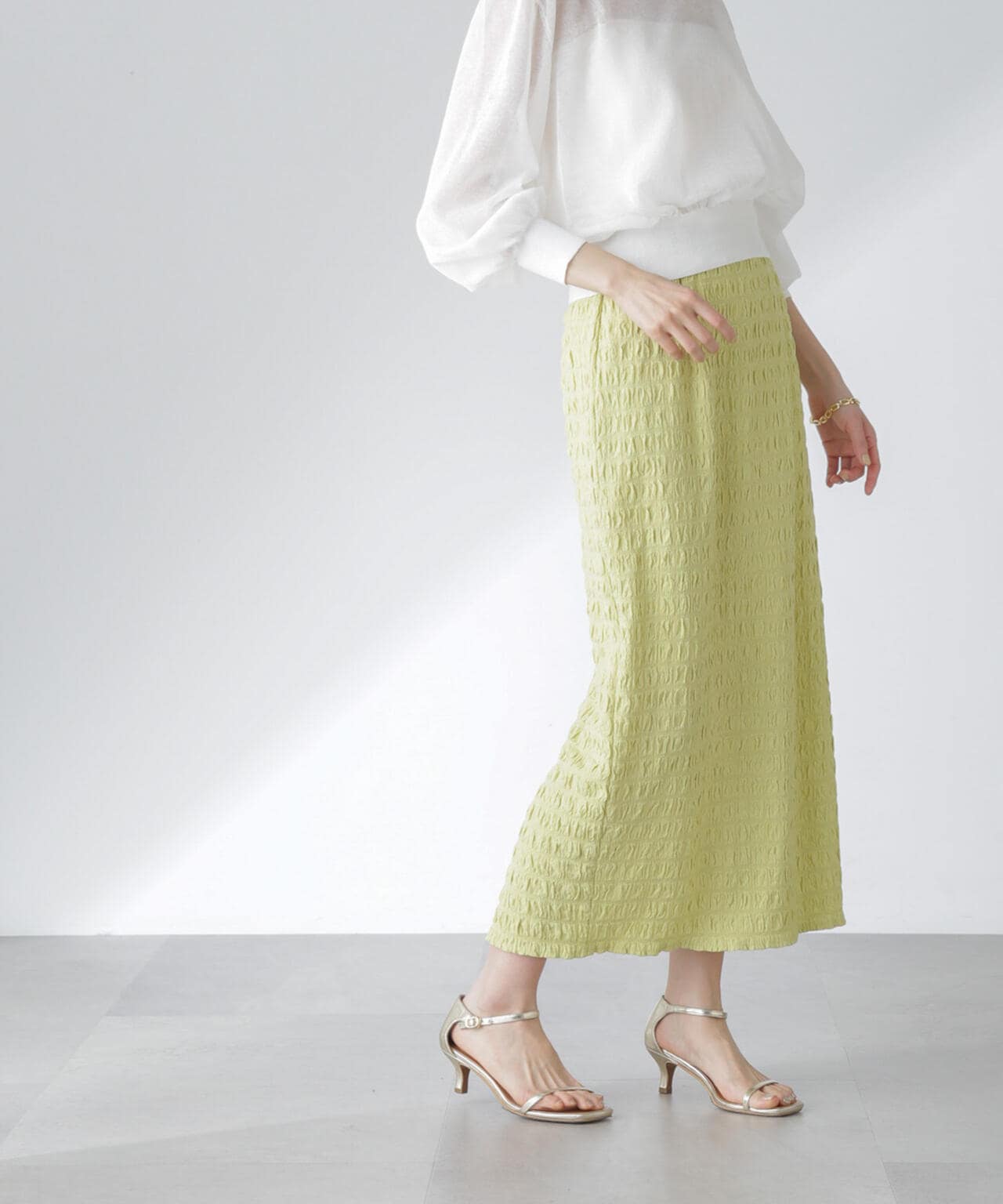 フクレシャーリングタイトスカート(セットアップ可) 6694130312