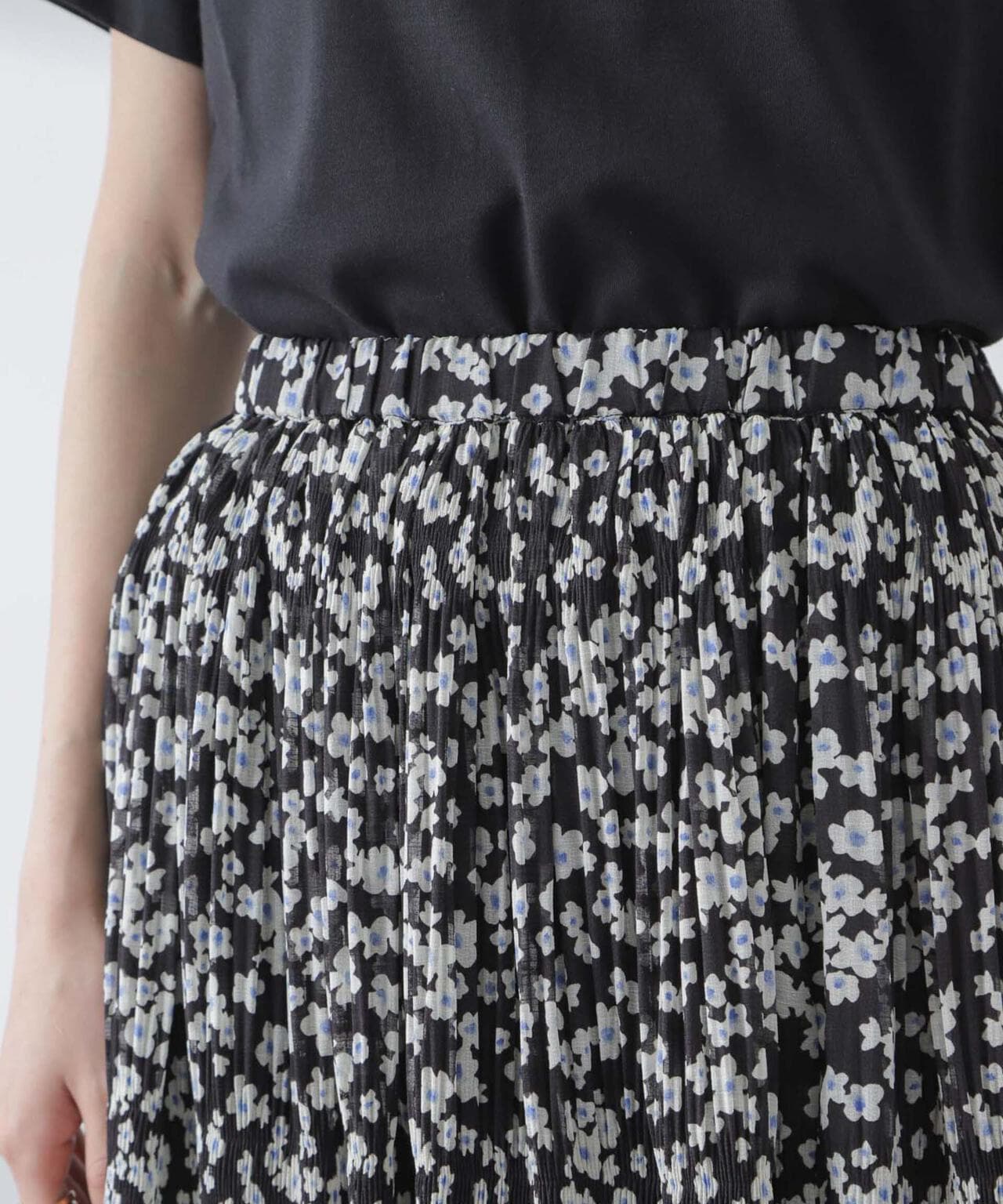 小花柄マジョリカプリーツスカート 6694130313