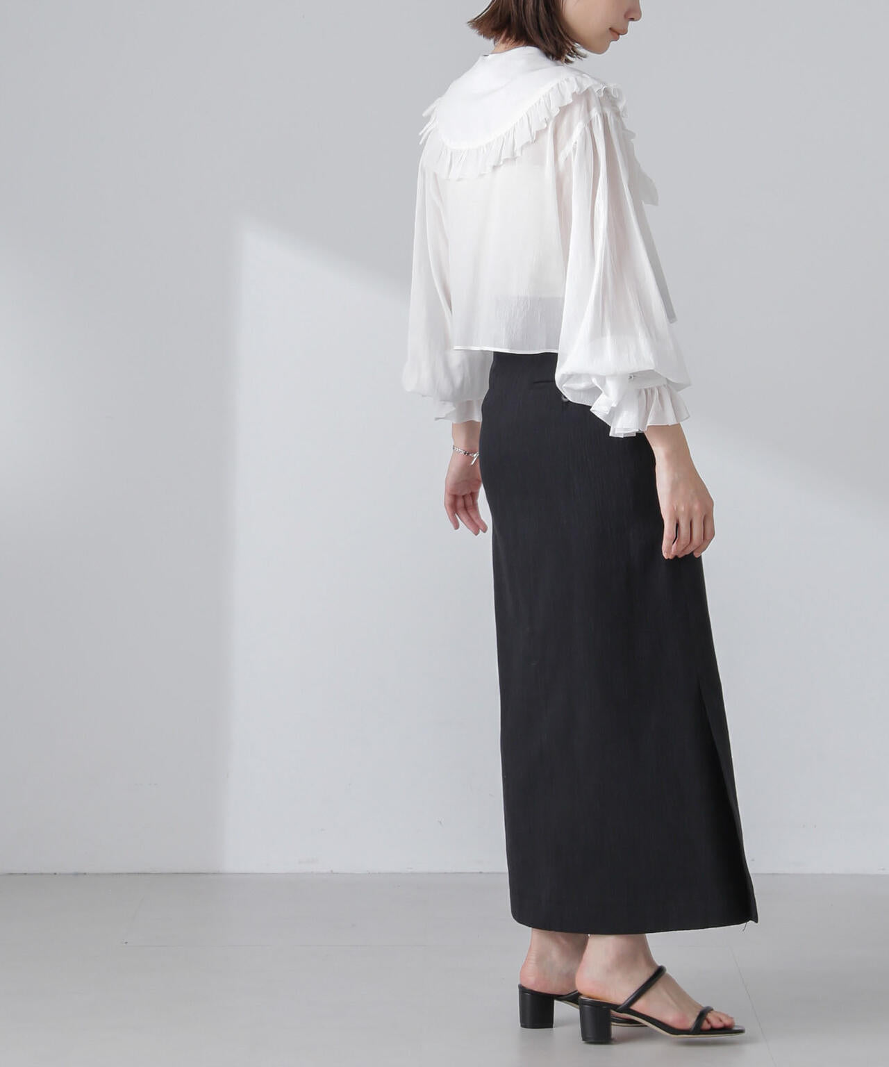 スラブメランジマキシスカート(セットアップ可) 6694130314