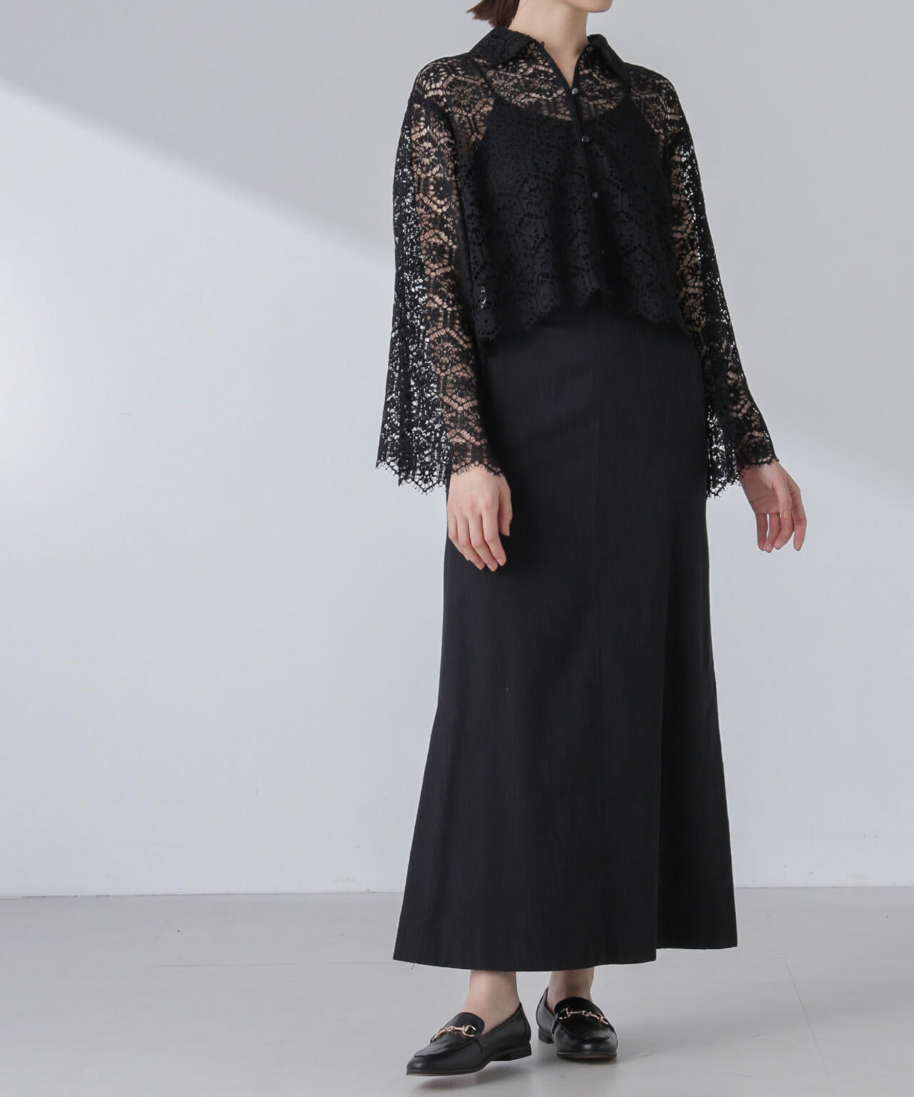 スラブメランジマキシスカート(セットアップ可) 6694130314