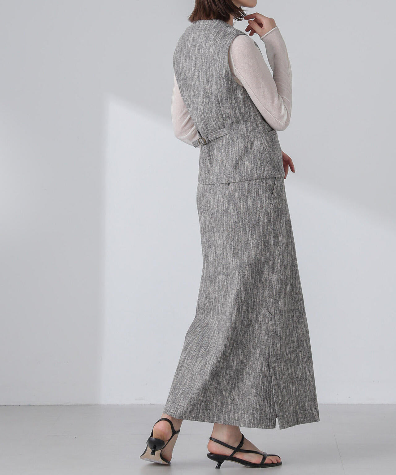 スラブメランジマキシスカート(セットアップ可) 6694130314