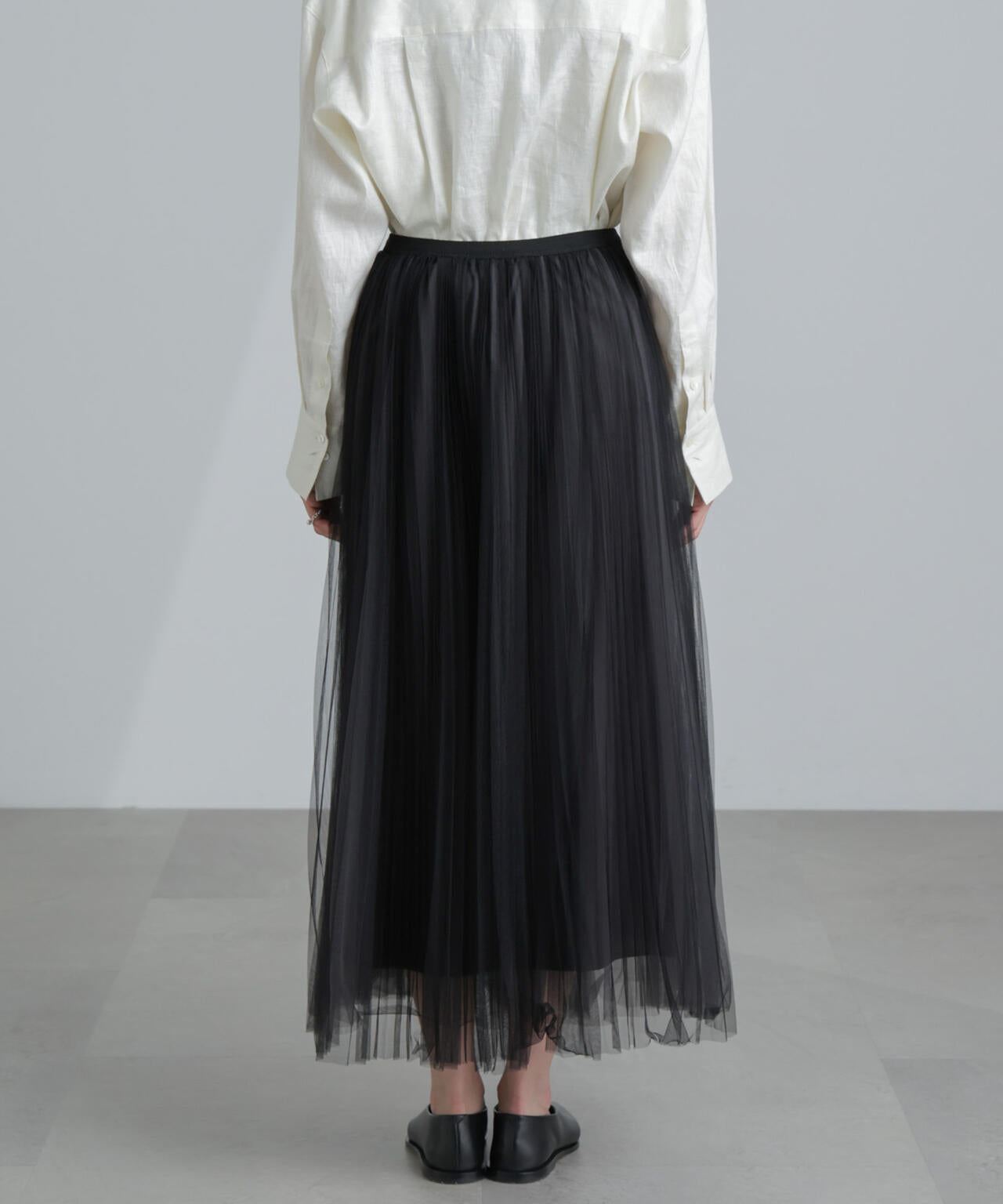 プリーツチュールスカート 6694130319