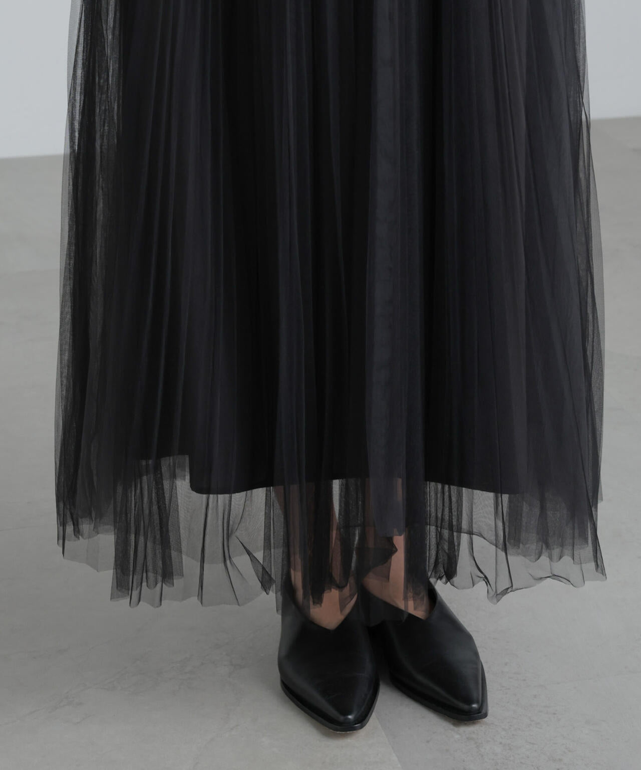 プリーツチュールスカート 6694130319