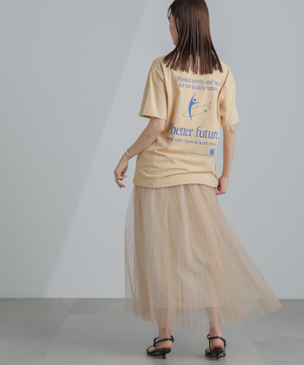 プリーツチュールスカート 6694130319