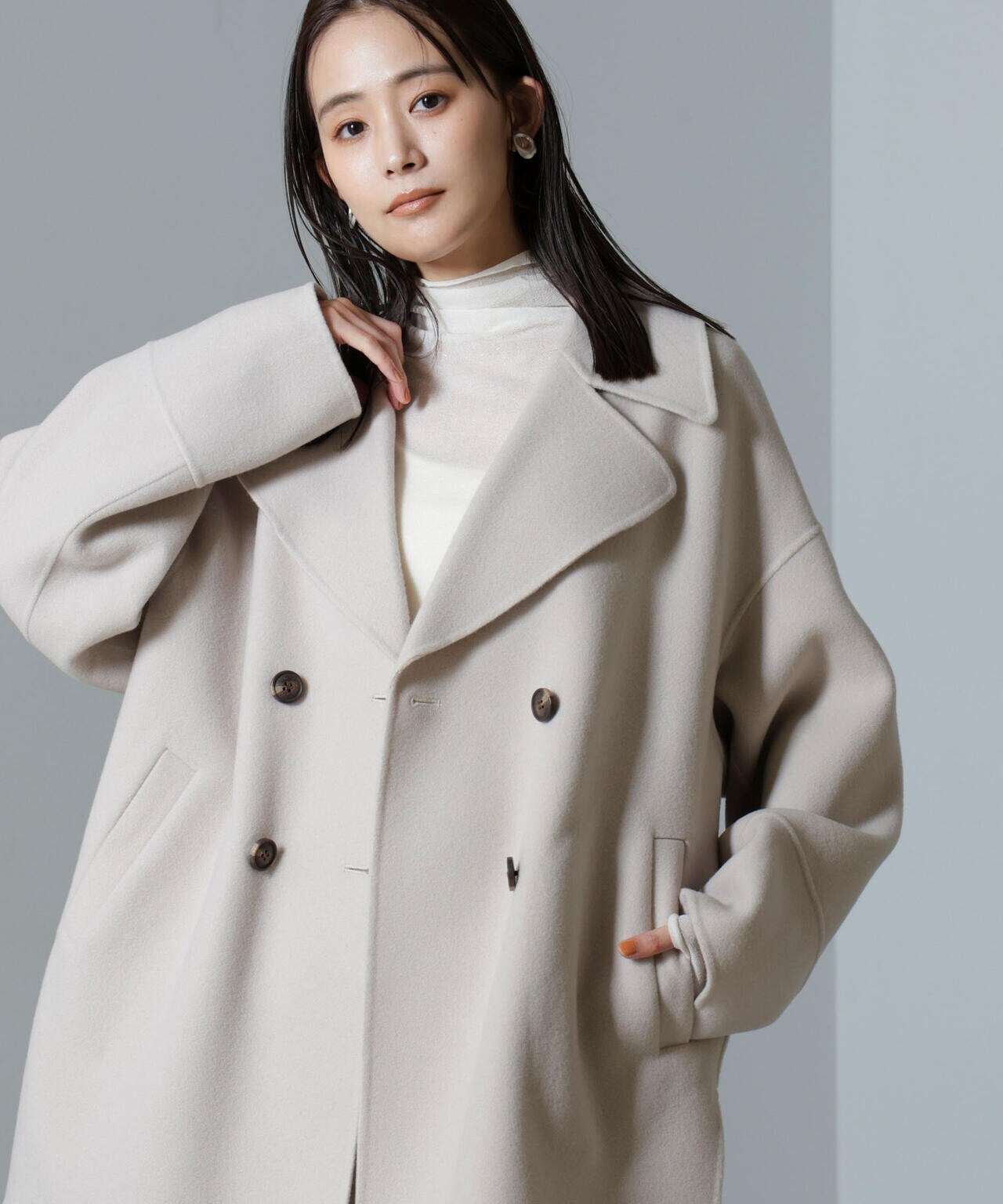 PURE LAMBS リバーミドルコート 6694211300