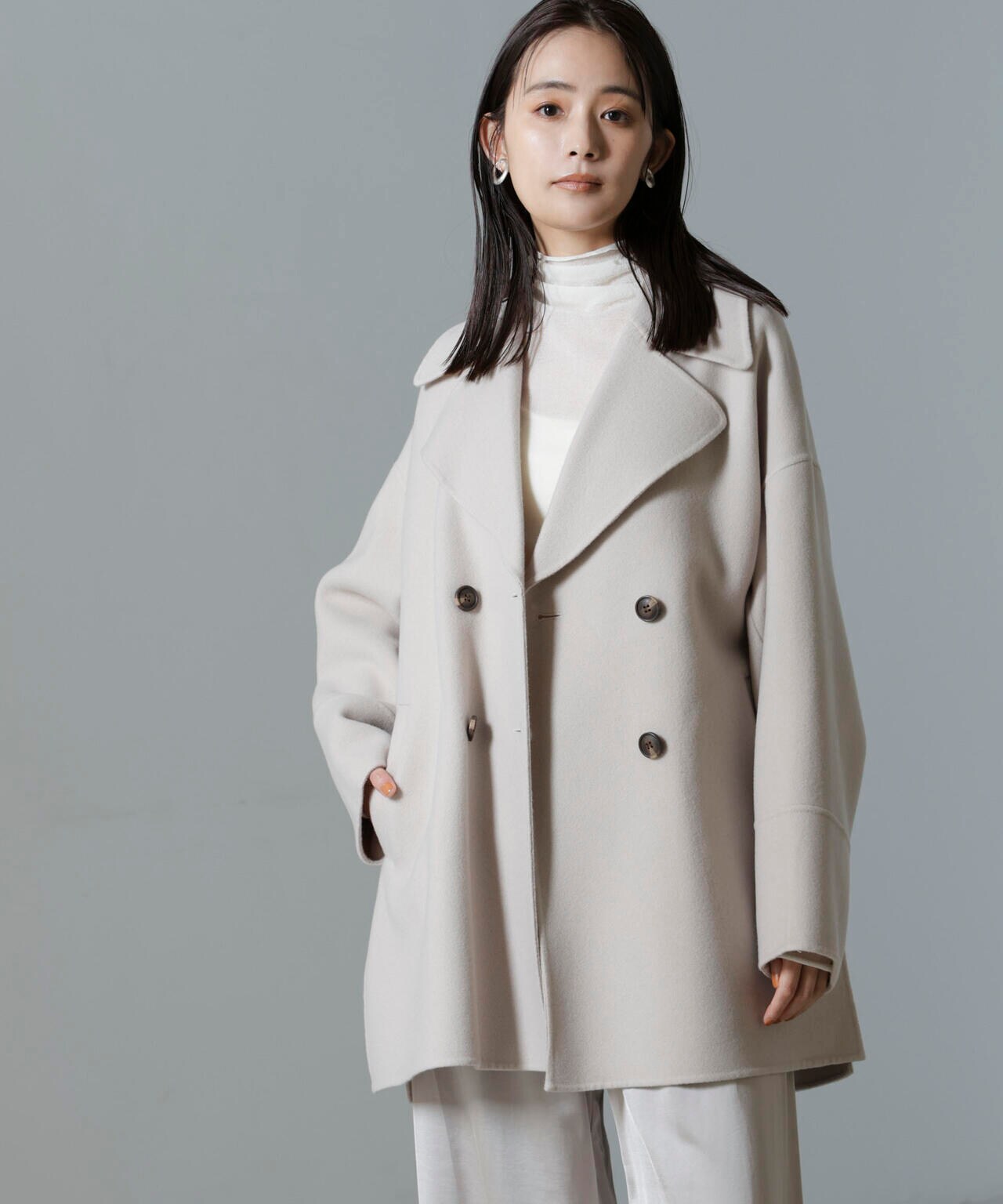 PURE LAMBS リバーミドルコート 6694211300