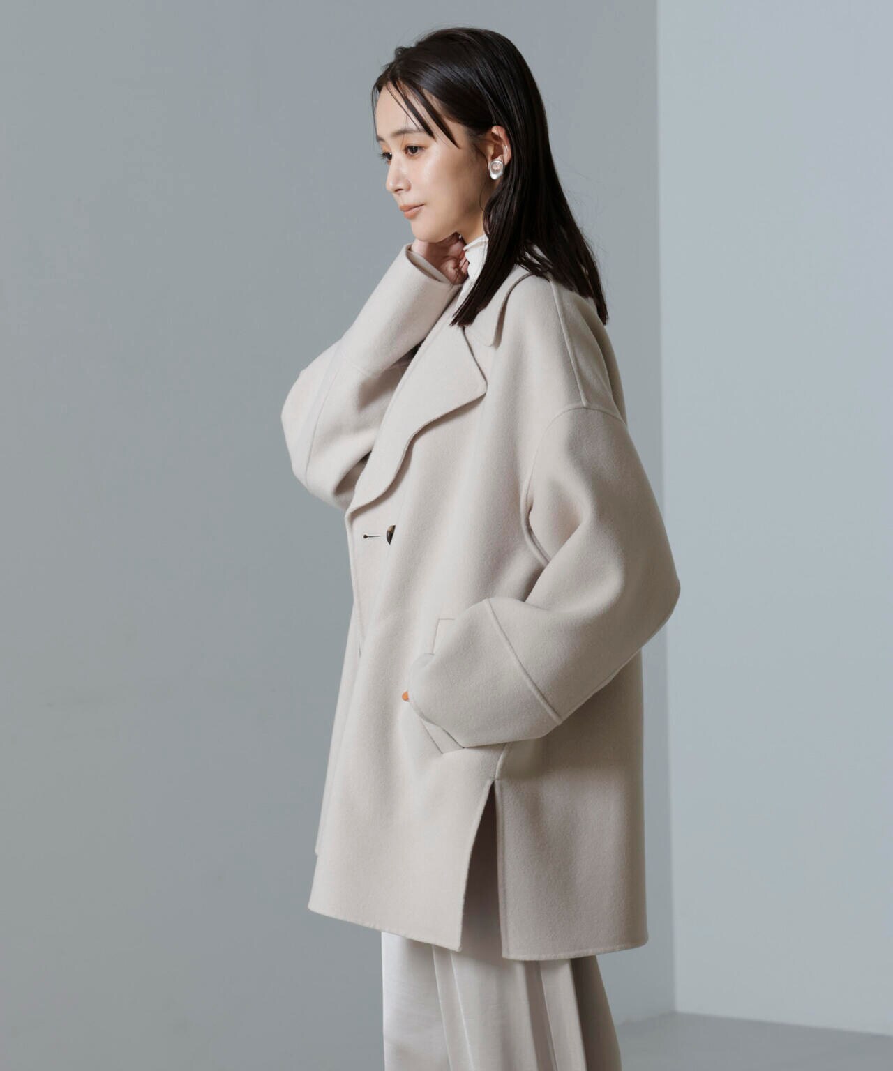 PURE LAMBS リバーミドルコート 6694211300