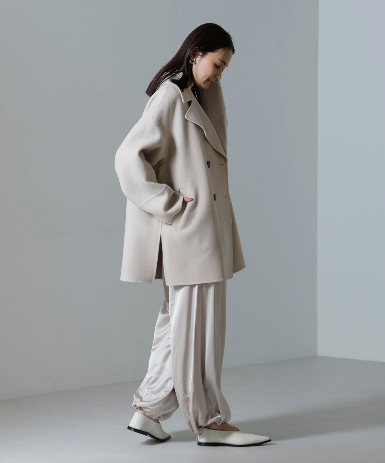 PURE LAMBS リバーミドルコート 6694211300