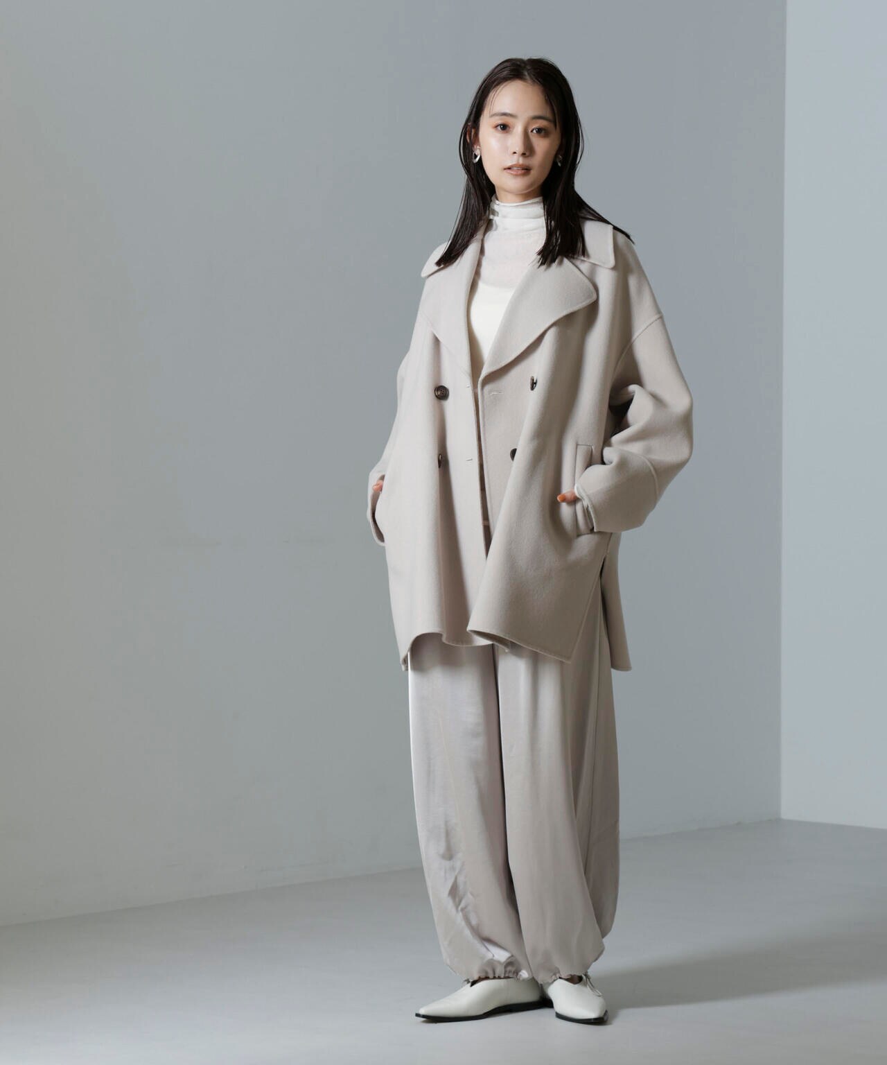 PURE LAMBS リバーミドルコート 6694211300