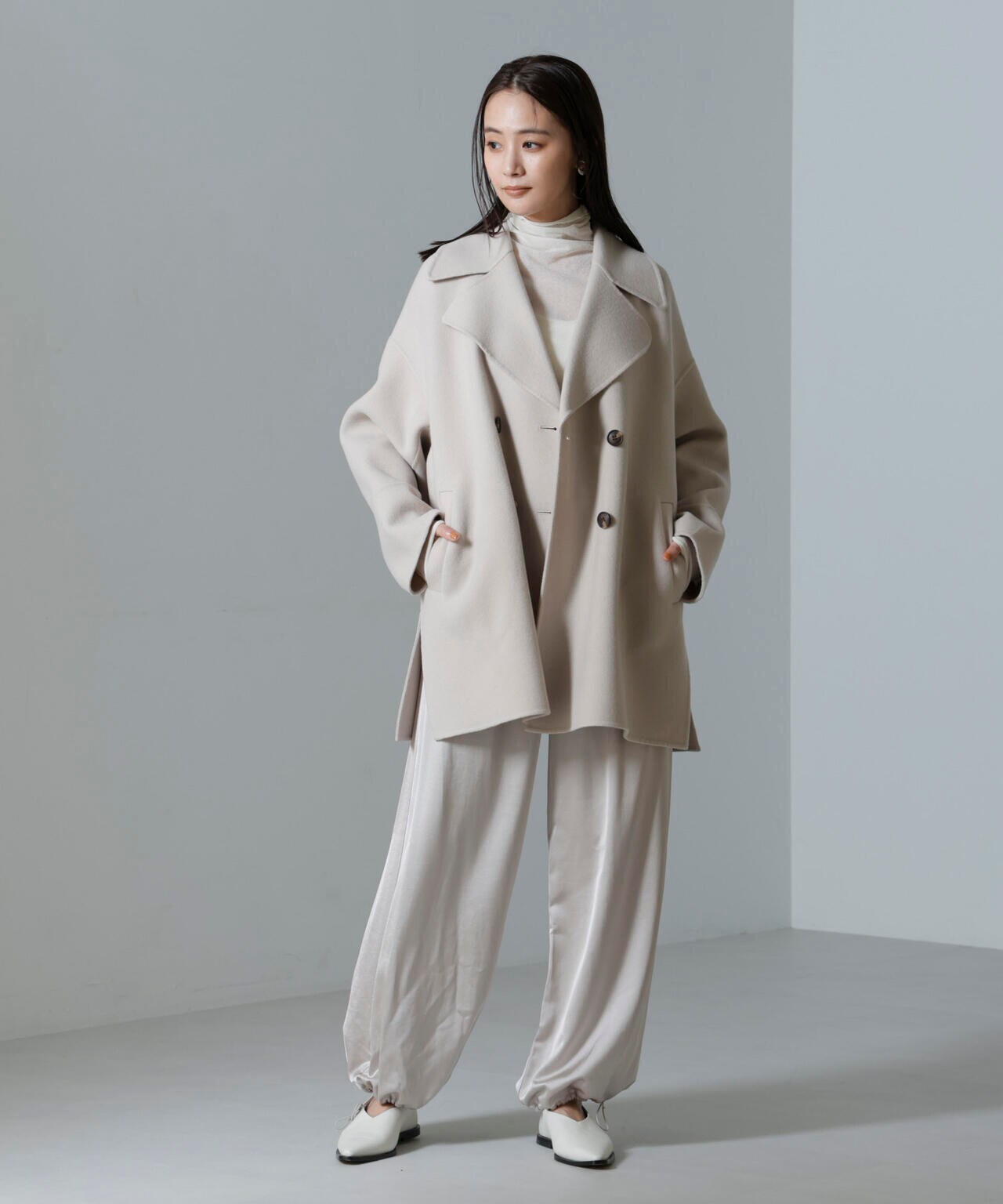 PURE LAMBS リバーミドルコート 6694211300