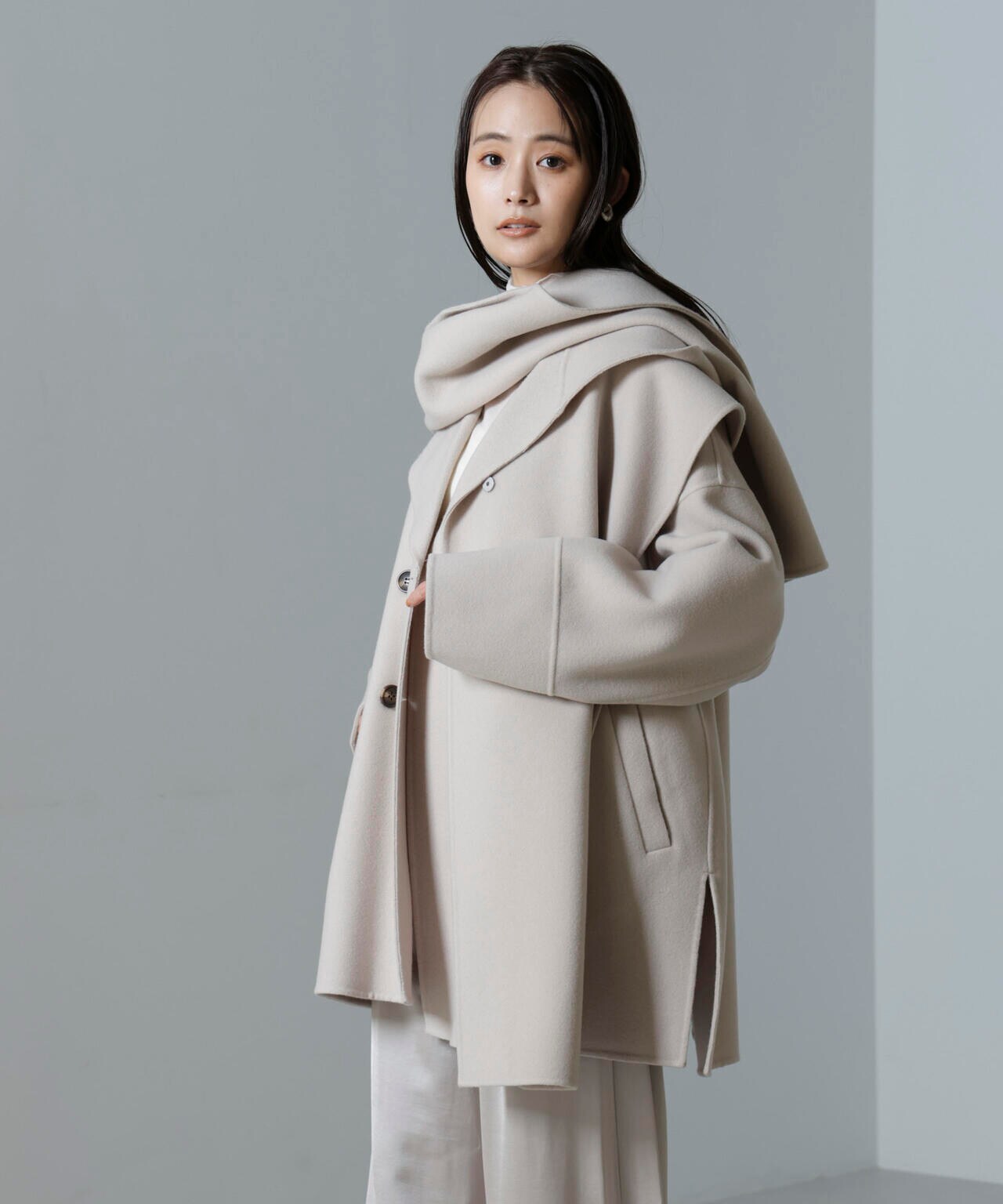 PURE LAMBS リバーミドルコート 6694211300