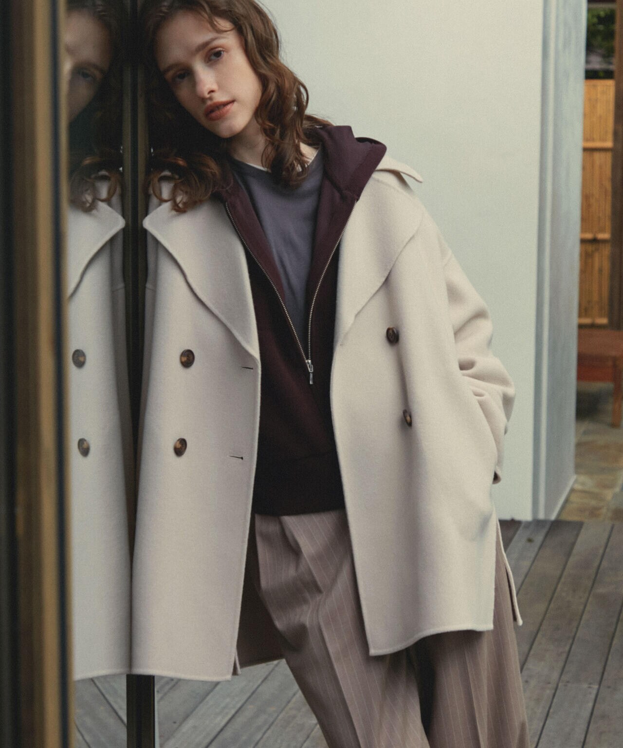 PURE LAMBS リバーミドルコート 6694211300