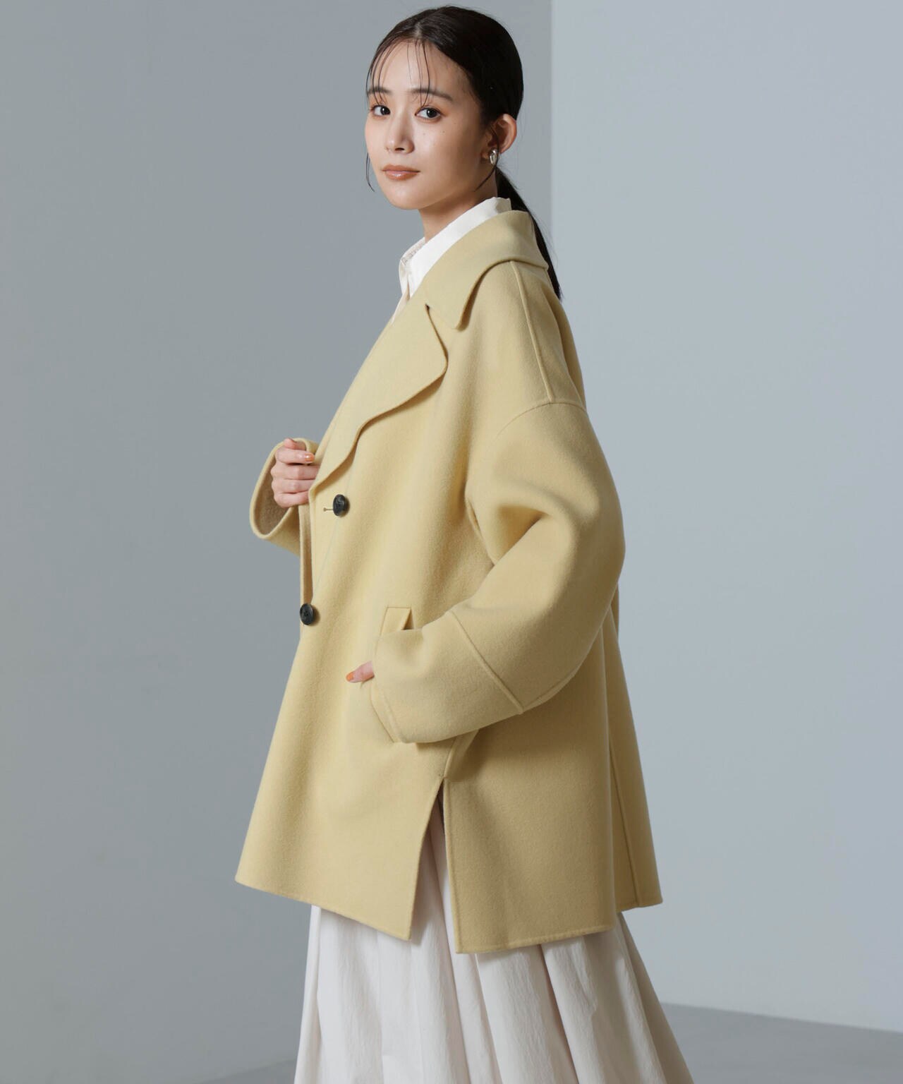 PURE LAMBS リバーミドルコート 6694211300