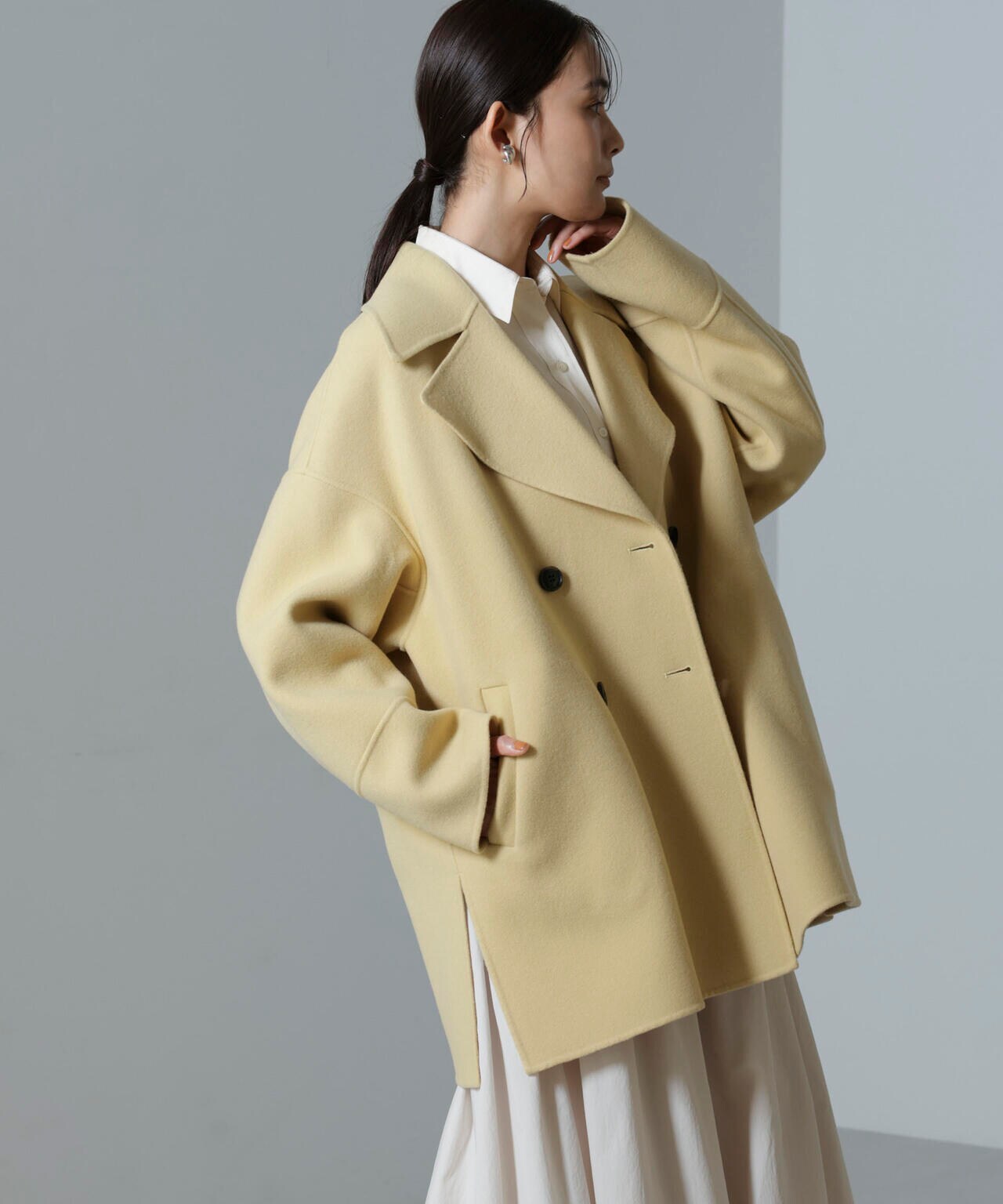 PURE LAMBS リバーミドルコート 6694211300