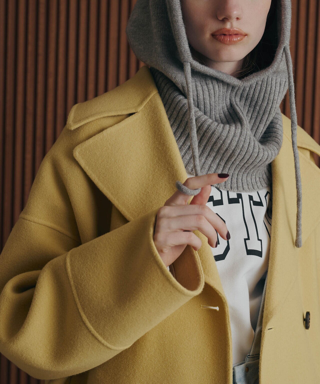 PURE LAMBS リバーミドルコート 6694211300