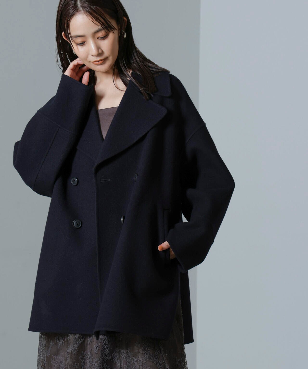 PURE LAMBS リバーミドルコート 6694211300