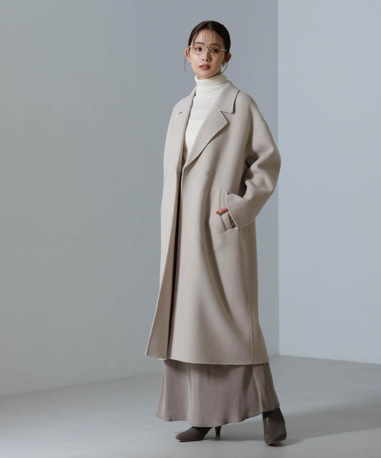 PURE LAMBS リバーロングコート 6694211301