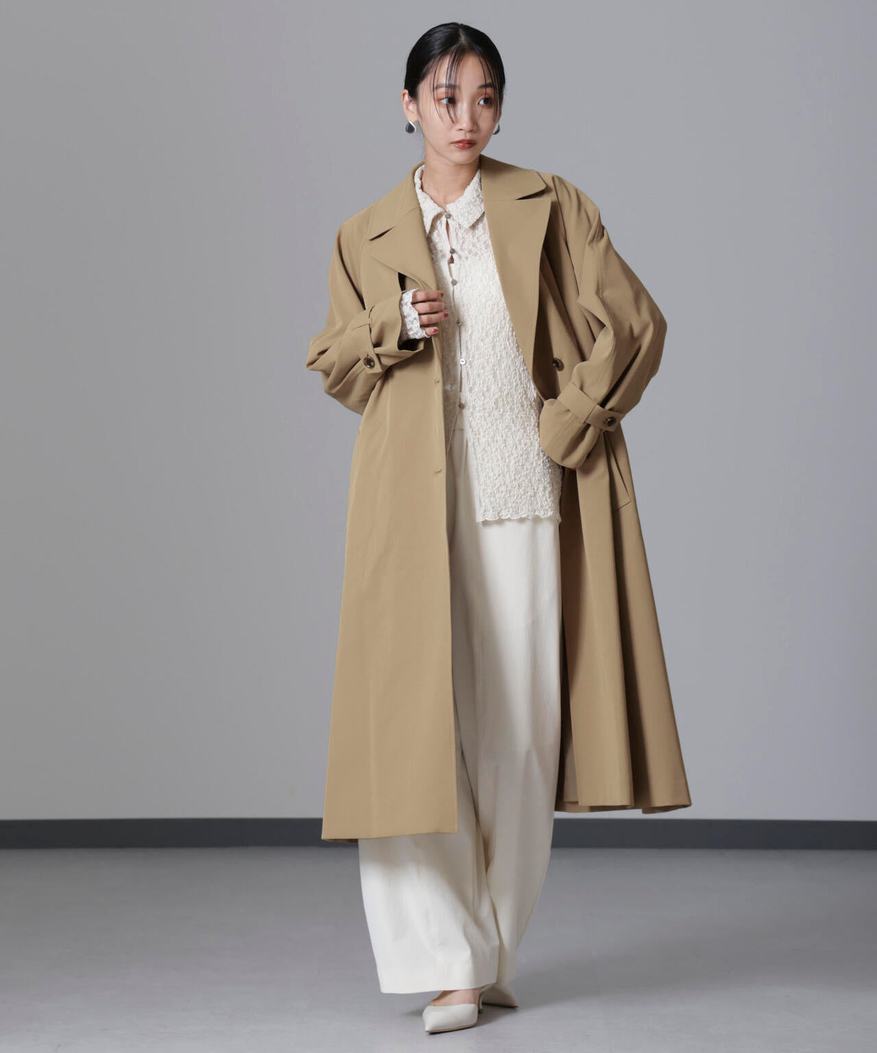 オーバーサイズトレンチコート 6694211305