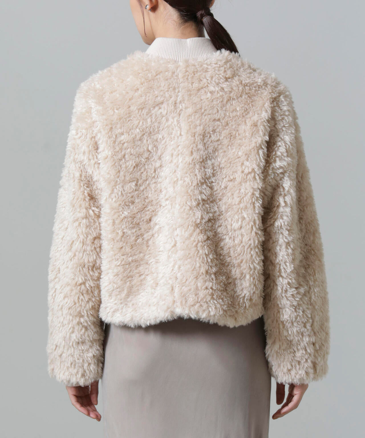 カーリーファーショートブルゾン 6694212300