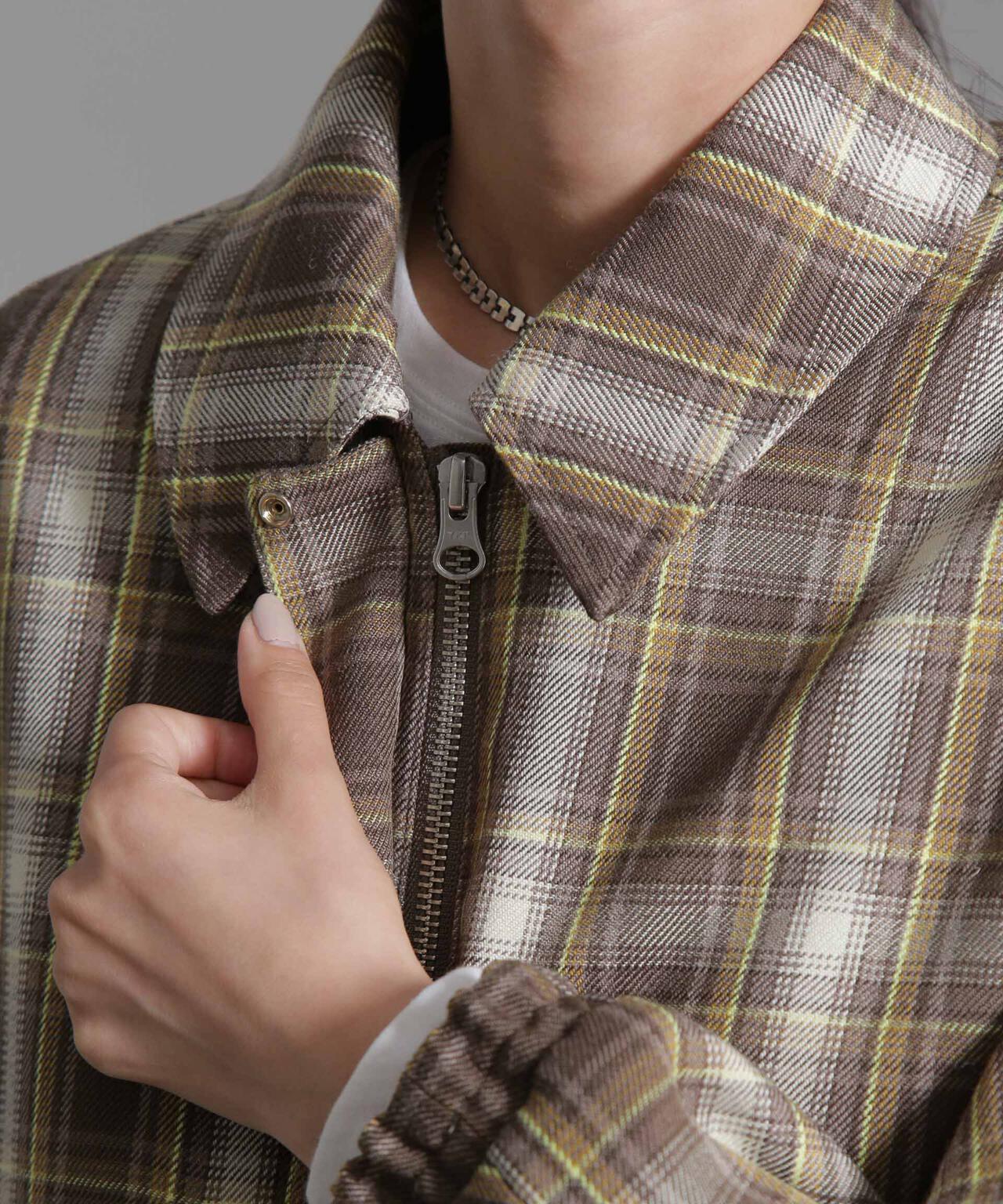 チェックショートブルゾン 6694212301