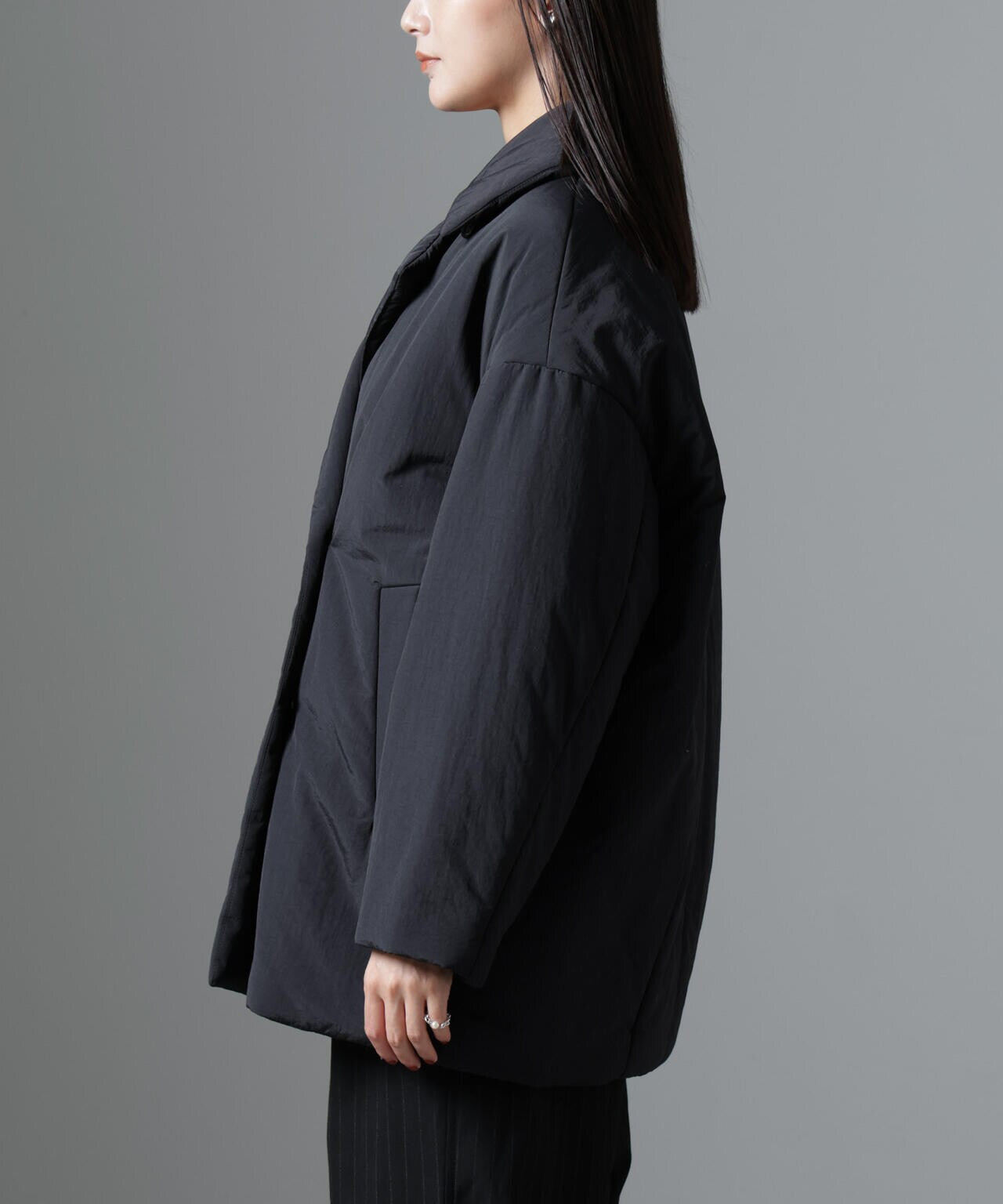 ETHERMALOFT(R)中綿ミドル丈タブルコート 6694212308