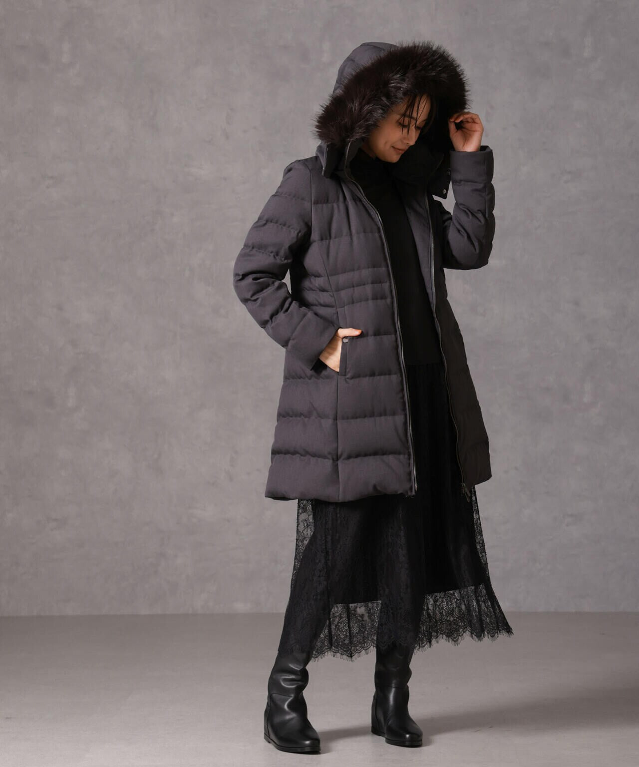 「西川ダウン(R)」サージロングダウン 6694214300