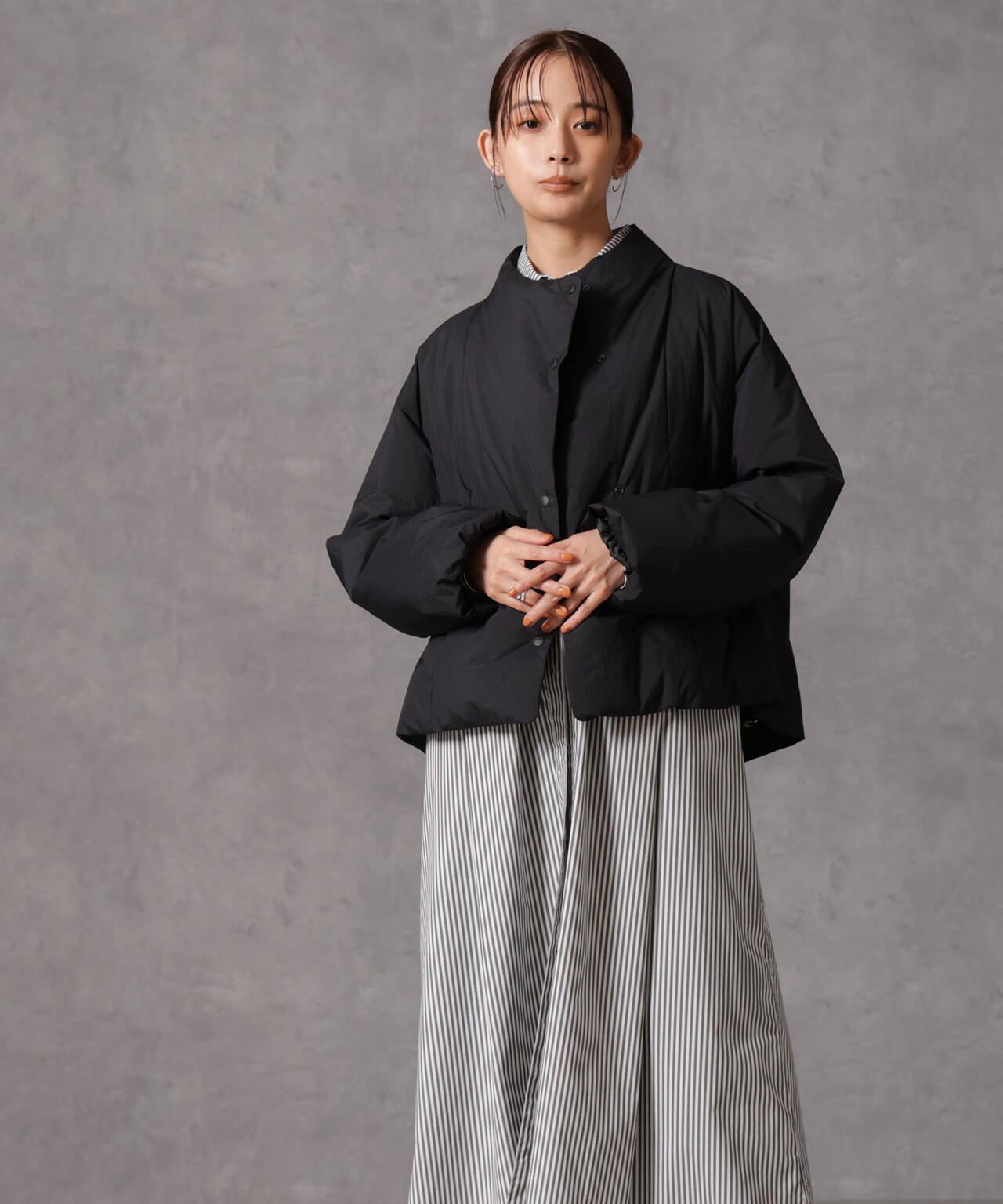 「西川ダウン(R)」ハイネックショートジャケット 6694214305