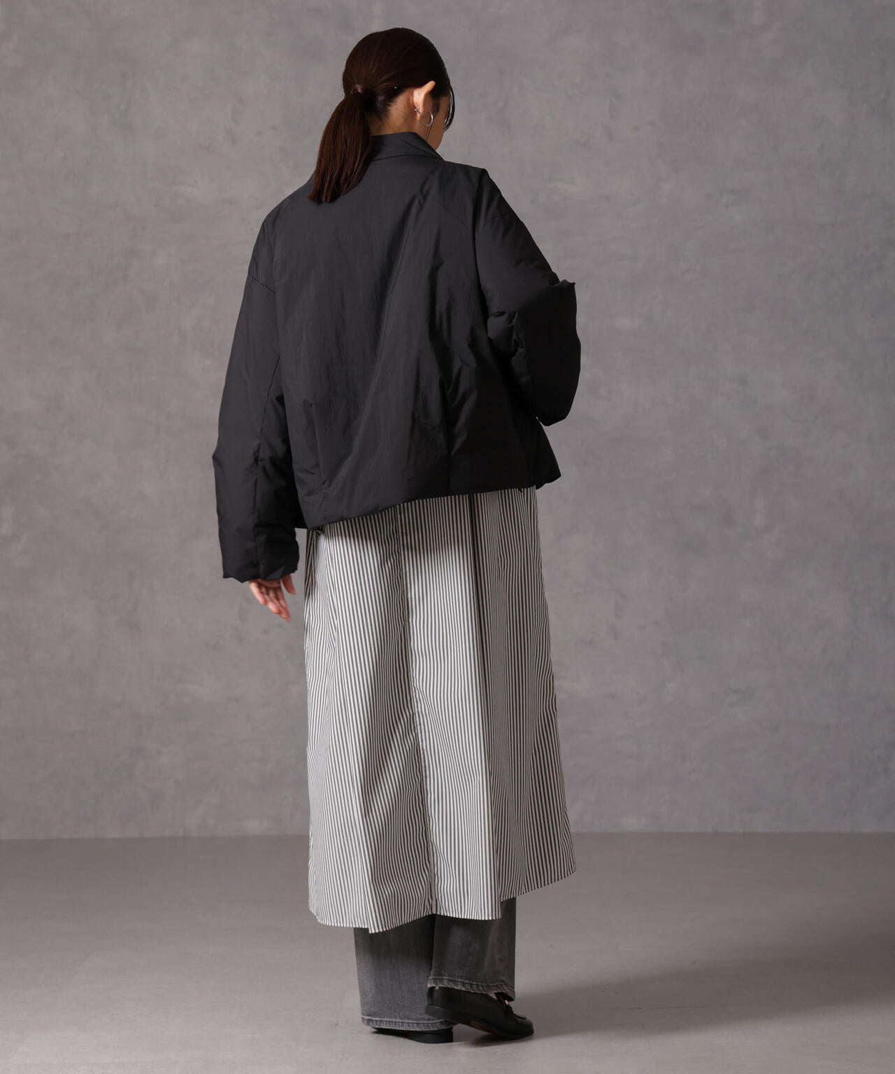 「西川ダウン(R)」ハイネックショートジャケット 6694214305