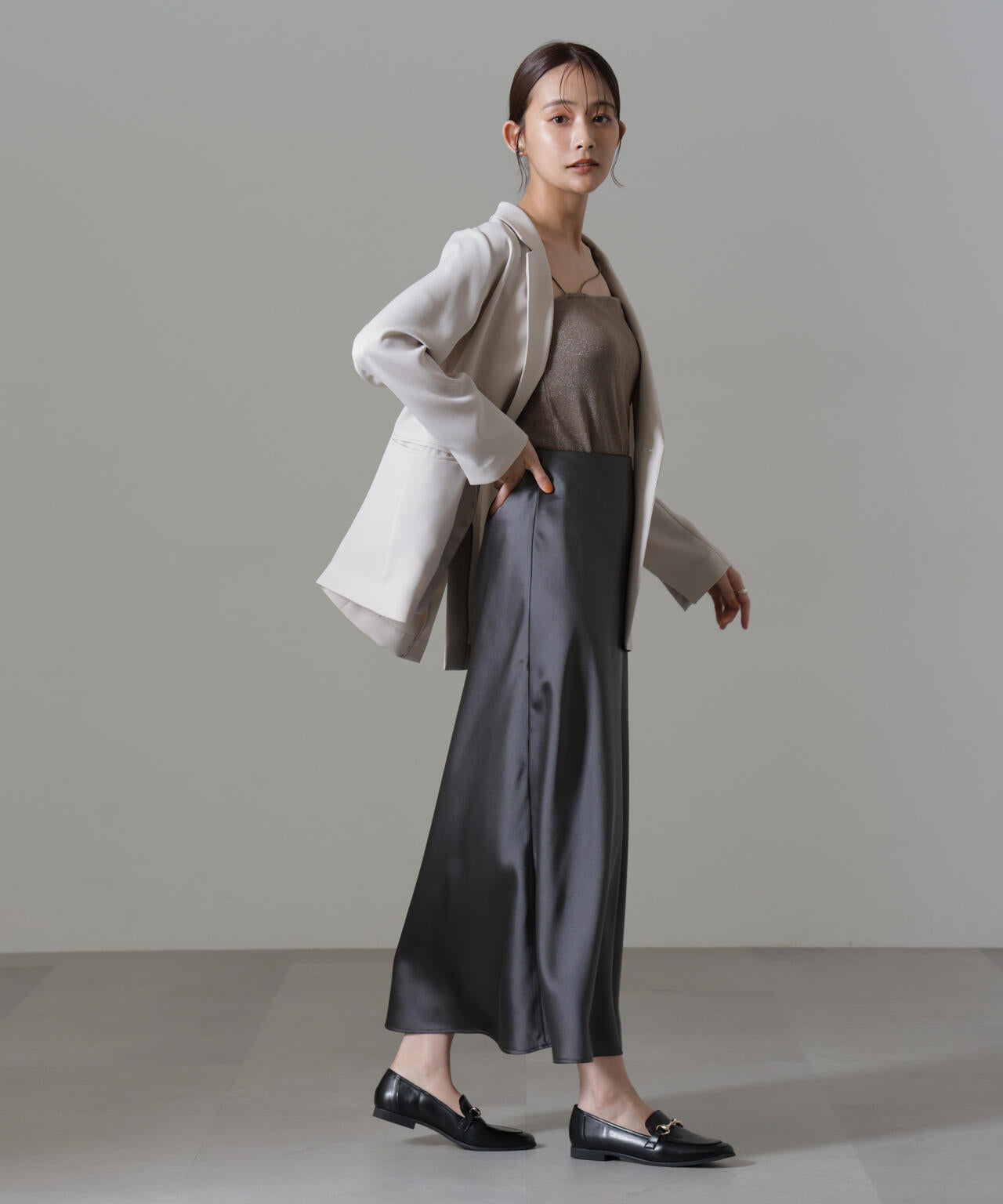 イージーケアダブルクロス ダブルテーラードジャケット(セットアップ可) 6694216301