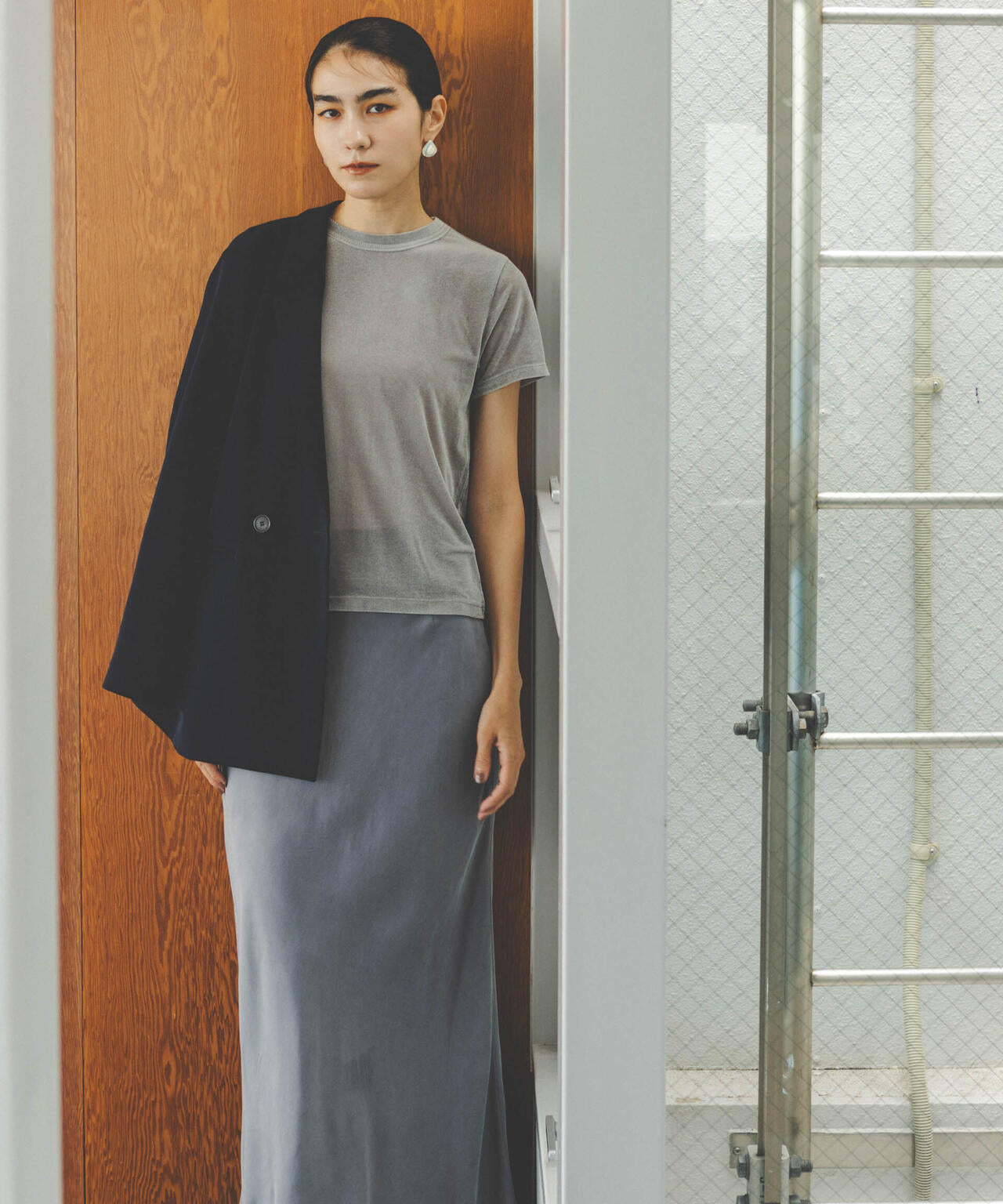 イージーケアダブルクロス ダブルテーラードジャケット(セットアップ可) 6694216301