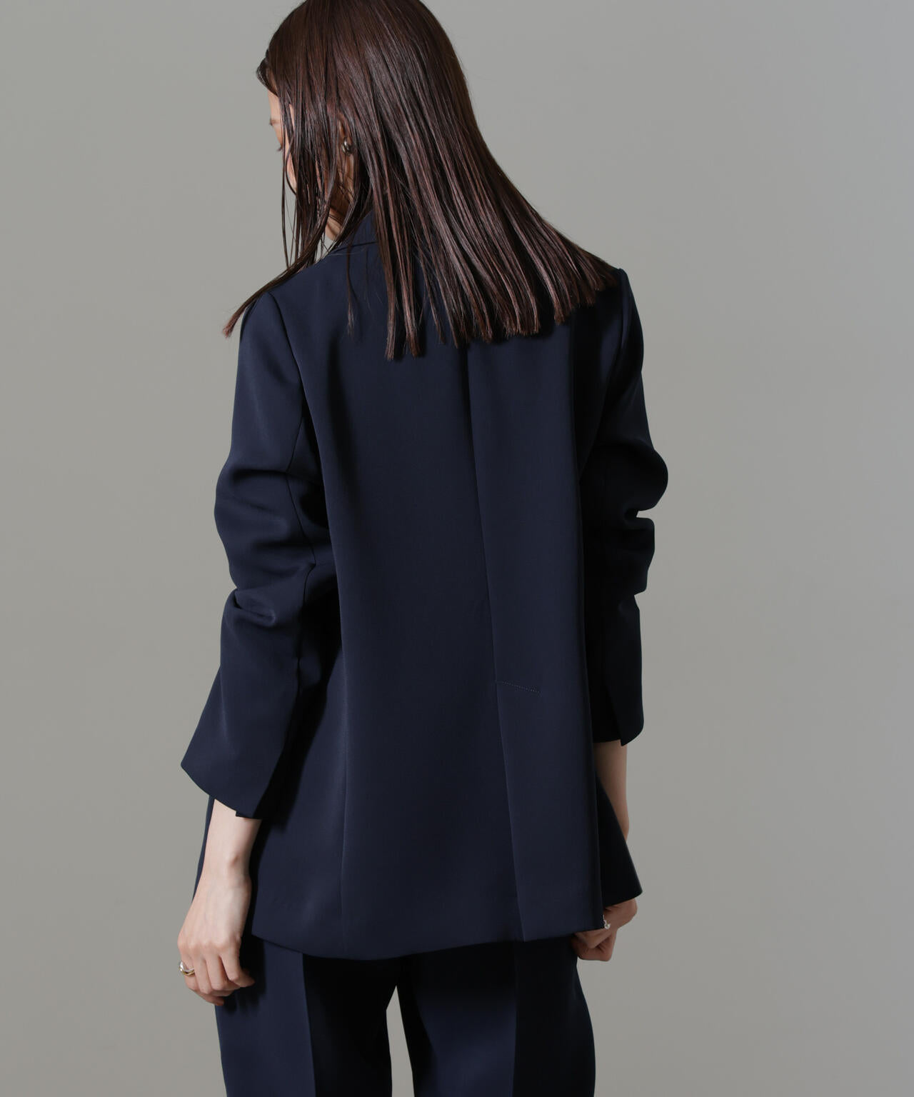 イージーケアダブルクロス ダブルテーラードジャケット(セットアップ可) 6694216301