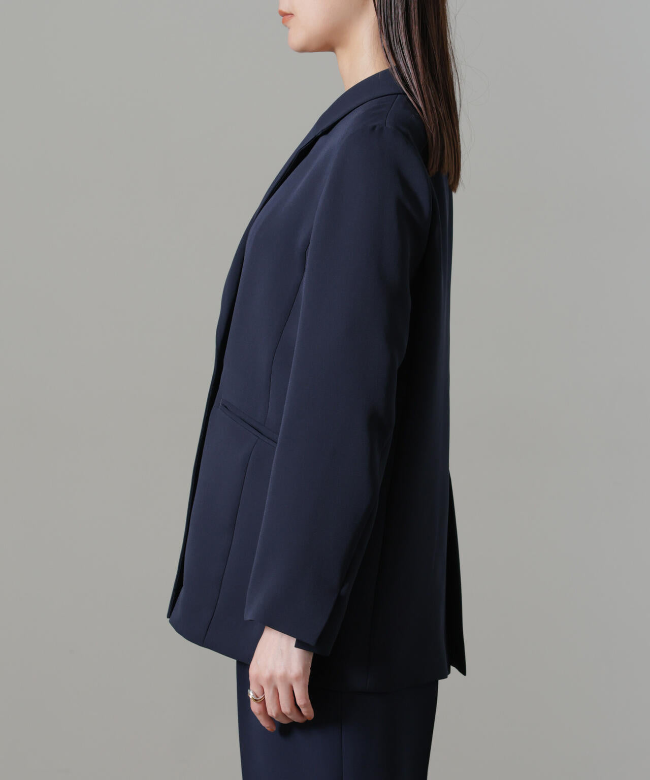 イージーケアダブルクロス ダブルテーラードジャケット(セットアップ可) 6694216301