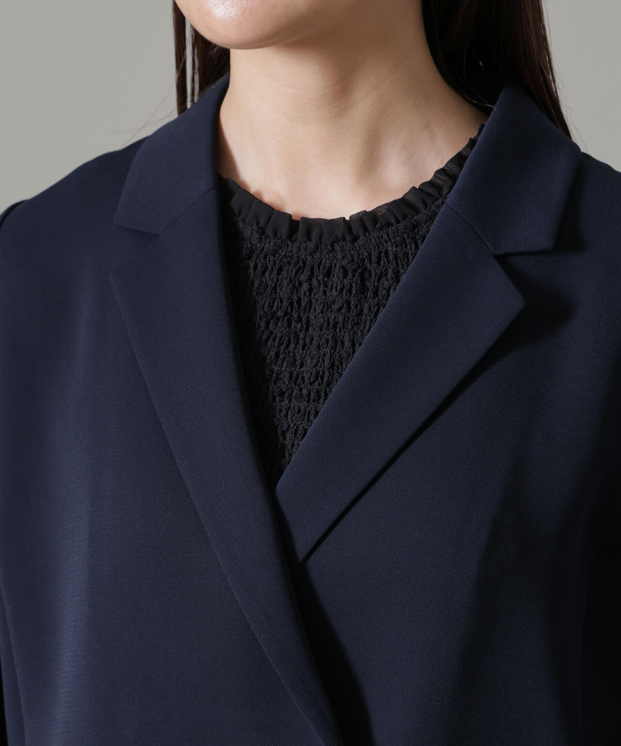 イージーケアダブルクロス ダブルテーラードジャケット(セットアップ可) 6694216301