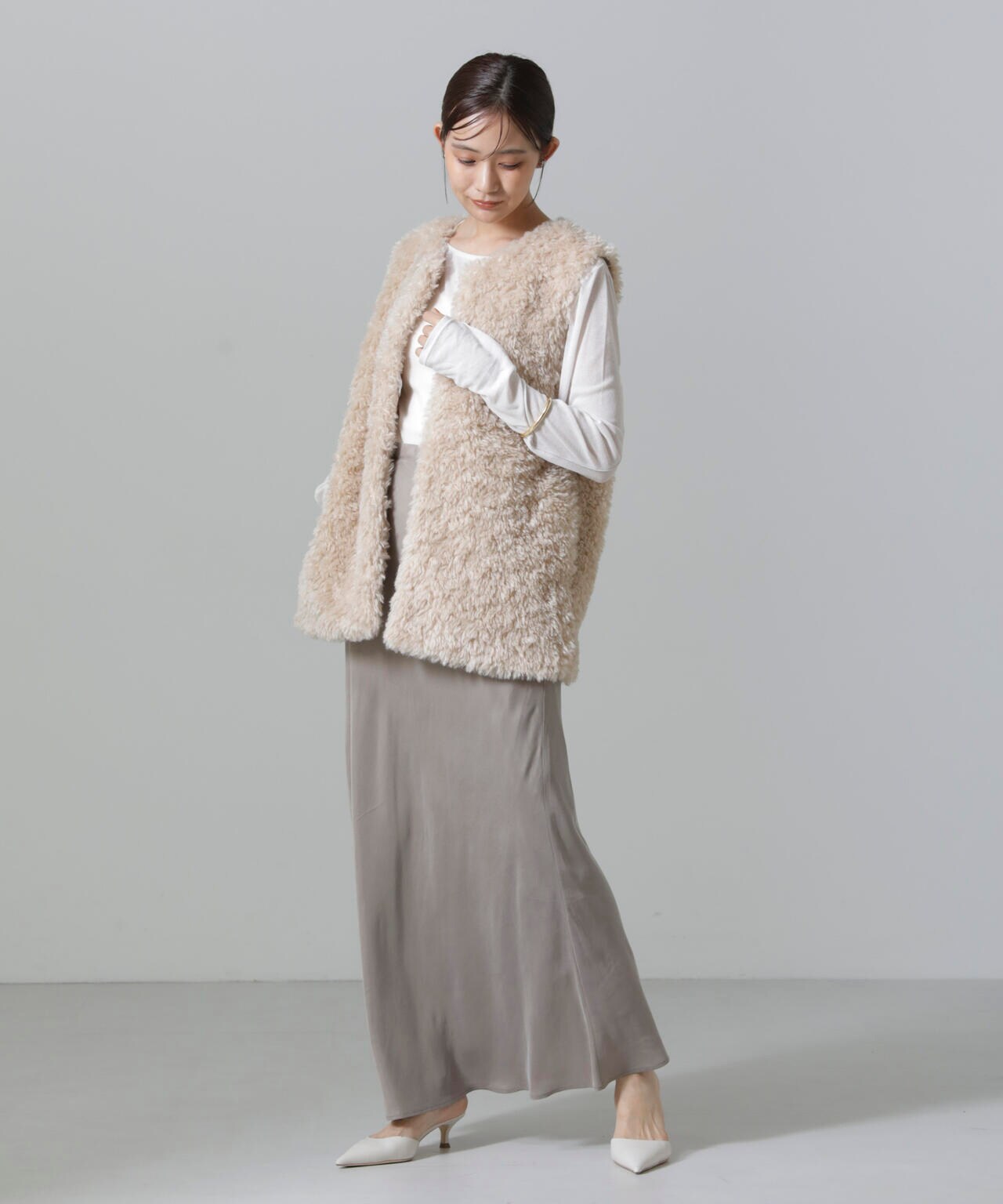 カーリーファーミドルベスト 6694216304