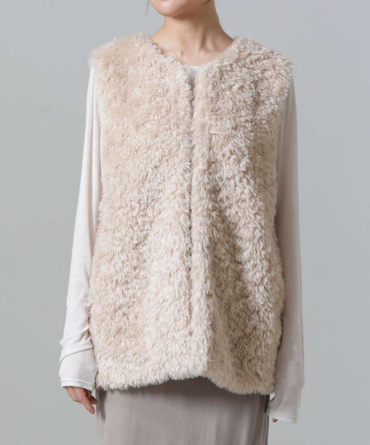 カーリーファーミドルベスト 6694216304