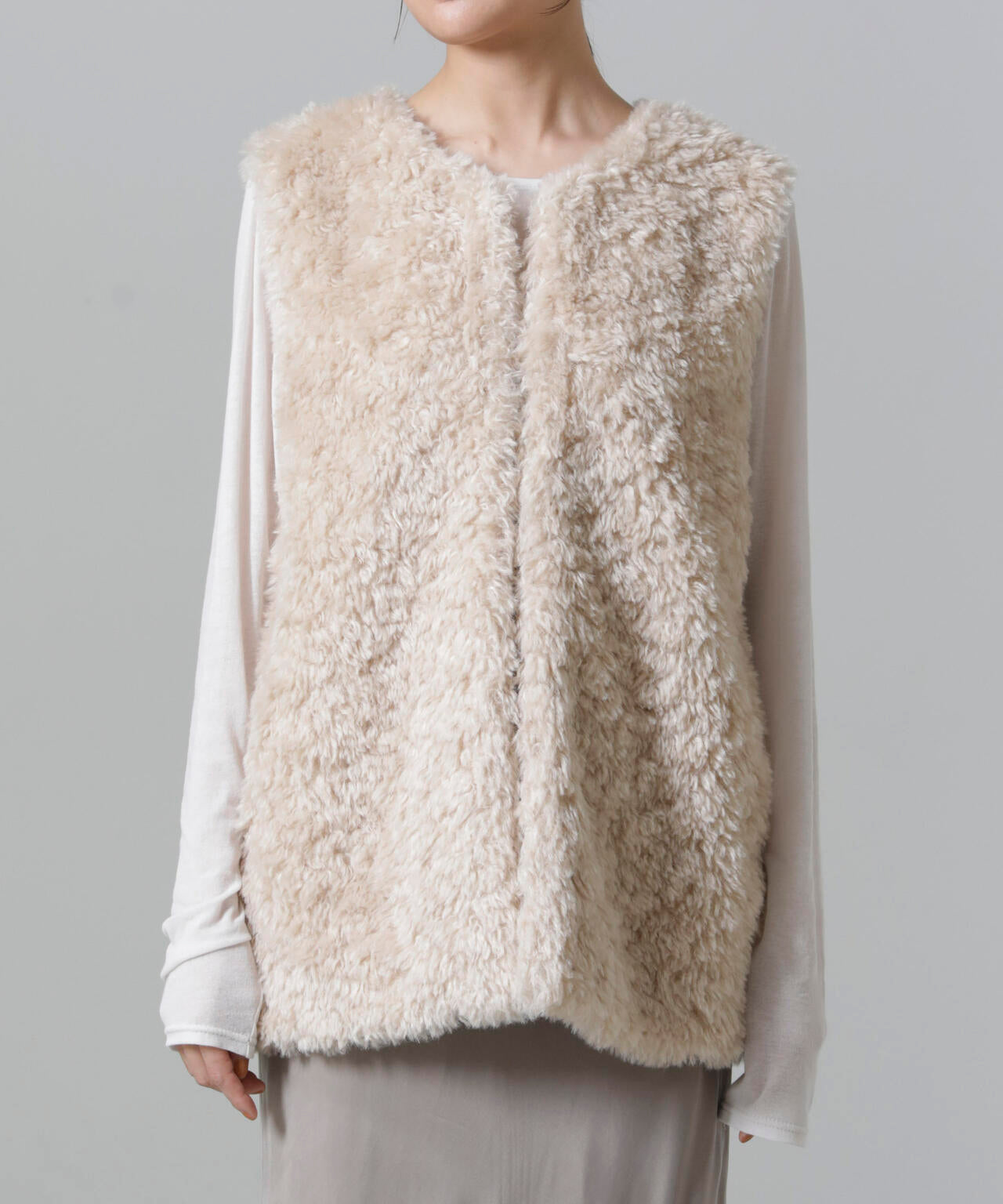 カーリーファーミドルベスト 6694216304