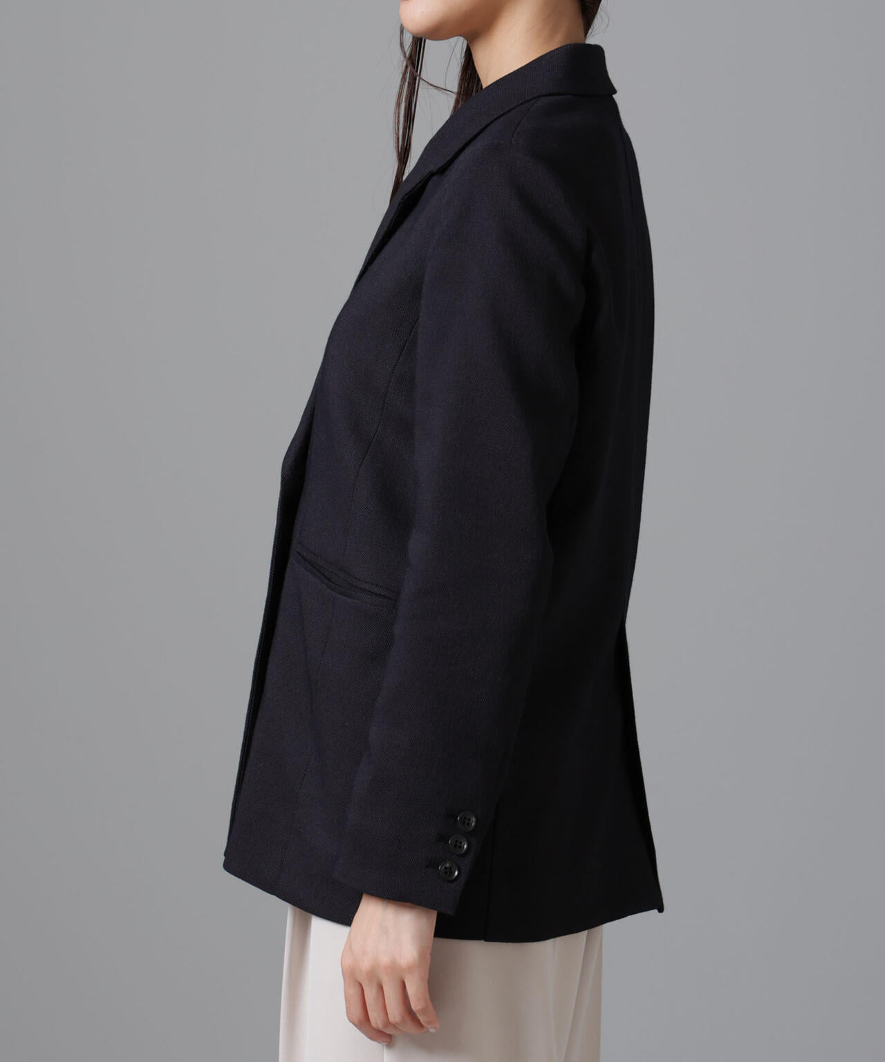 ツイードダブルジャケット(セットアップ可) 6694216305