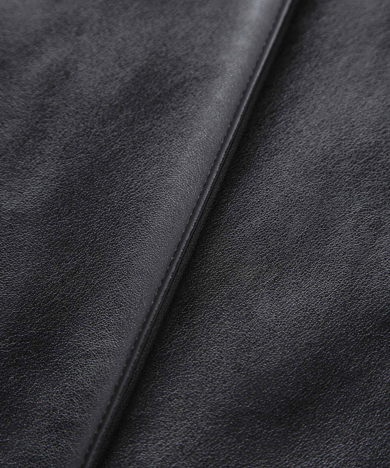 フェイクレザーベルテッドジャケット(セットアップ可) 6694216306