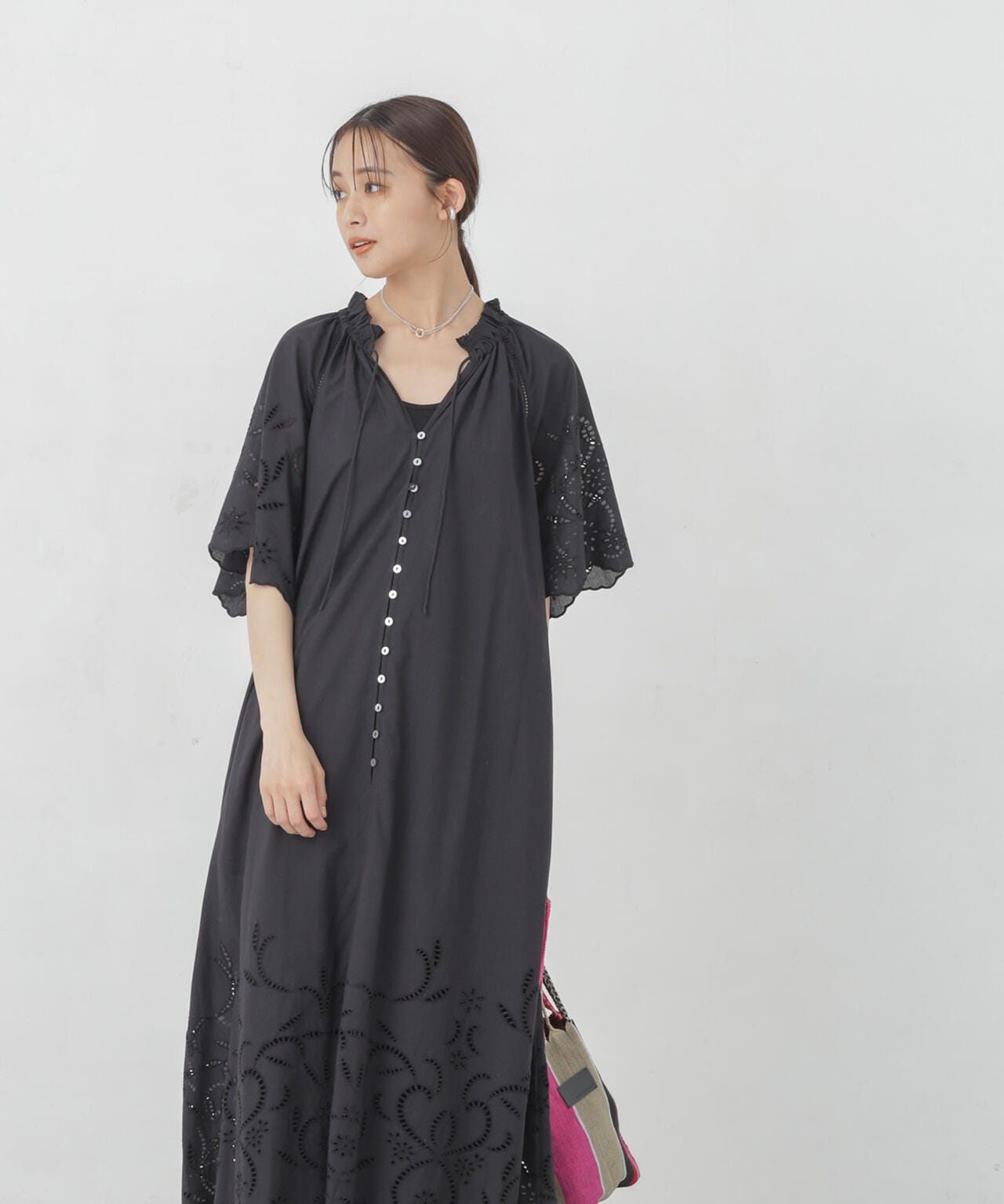 インドシフリー刺繍ワンピース 6694219301