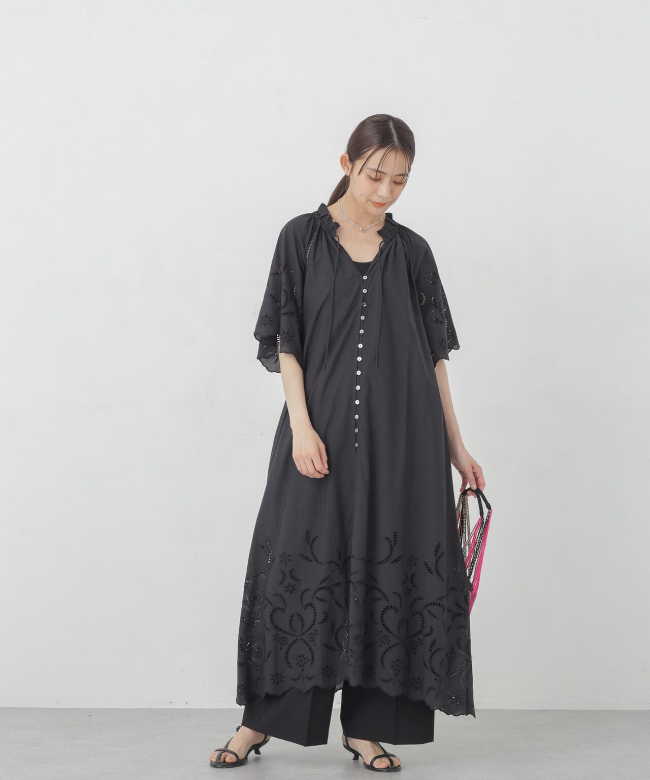 インドシフリー刺繍ワンピース 6694219301