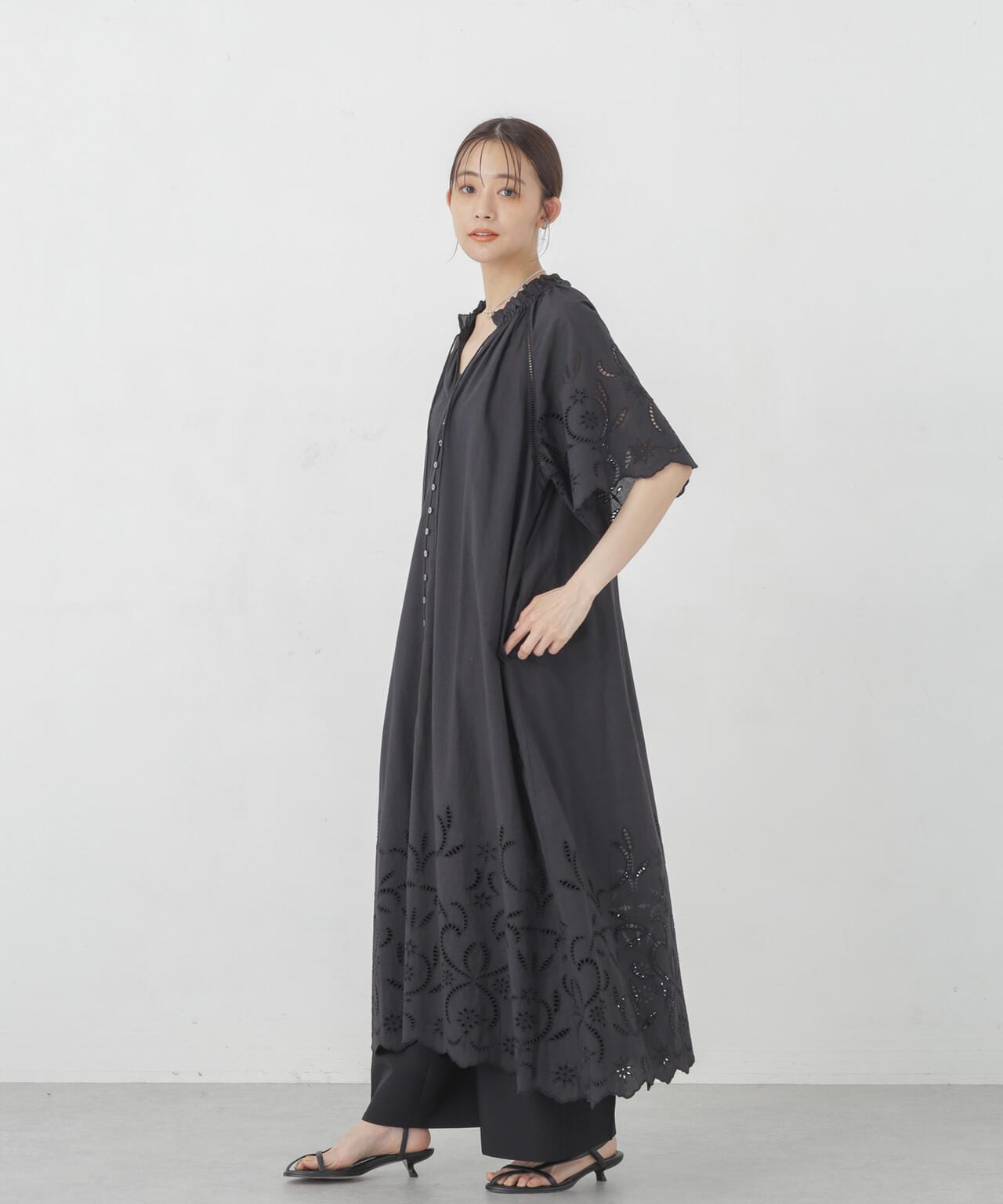 インドシフリー刺繍ワンピース 6694219301