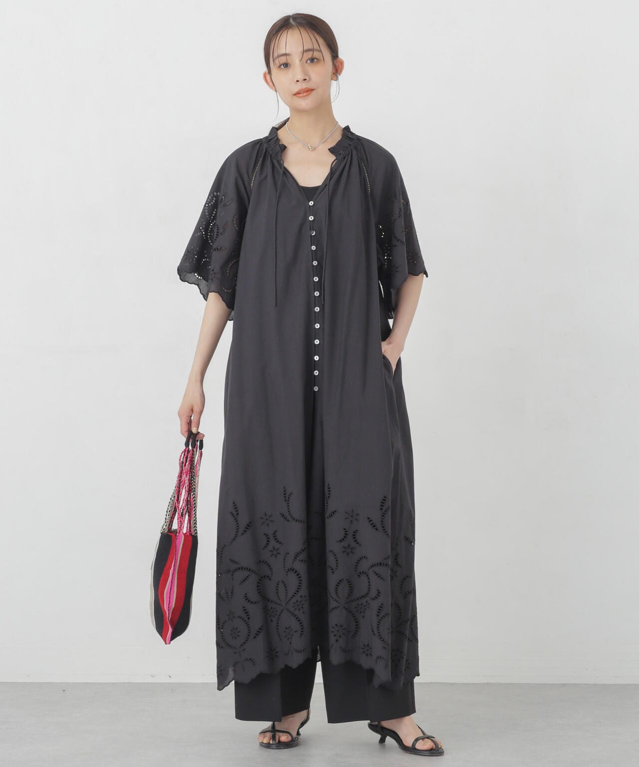 インドシフリー刺繍ワンピース 6694219301