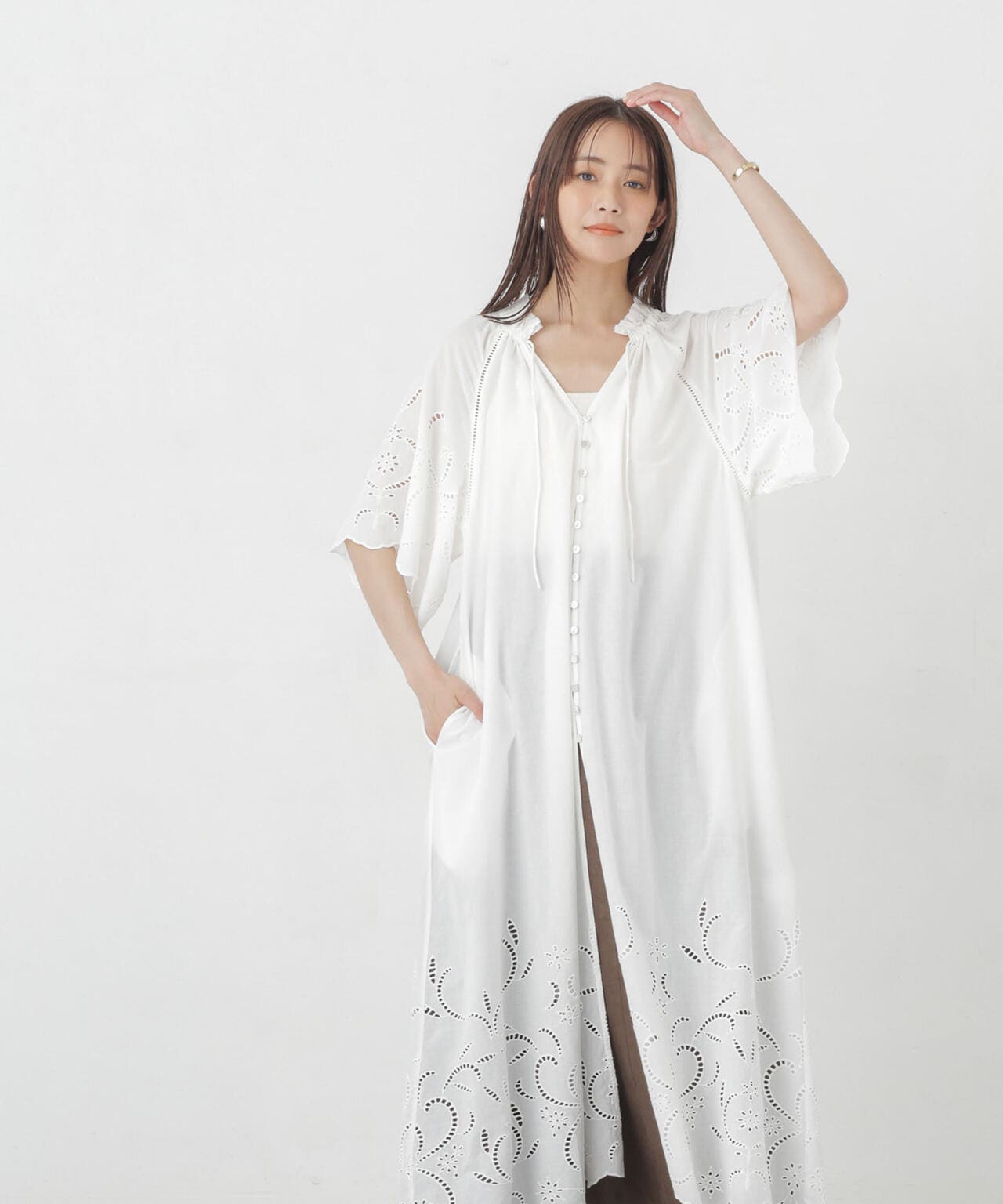 インドシフリー刺繍ワンピース 6694219301
