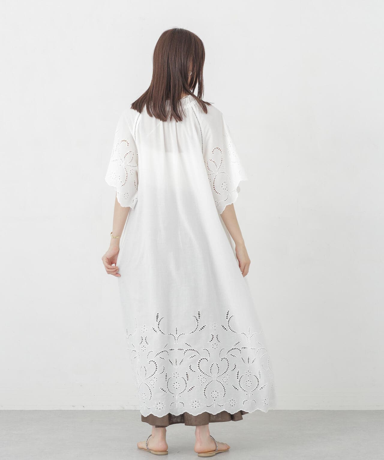 インドシフリー刺繍ワンピース 6694219301