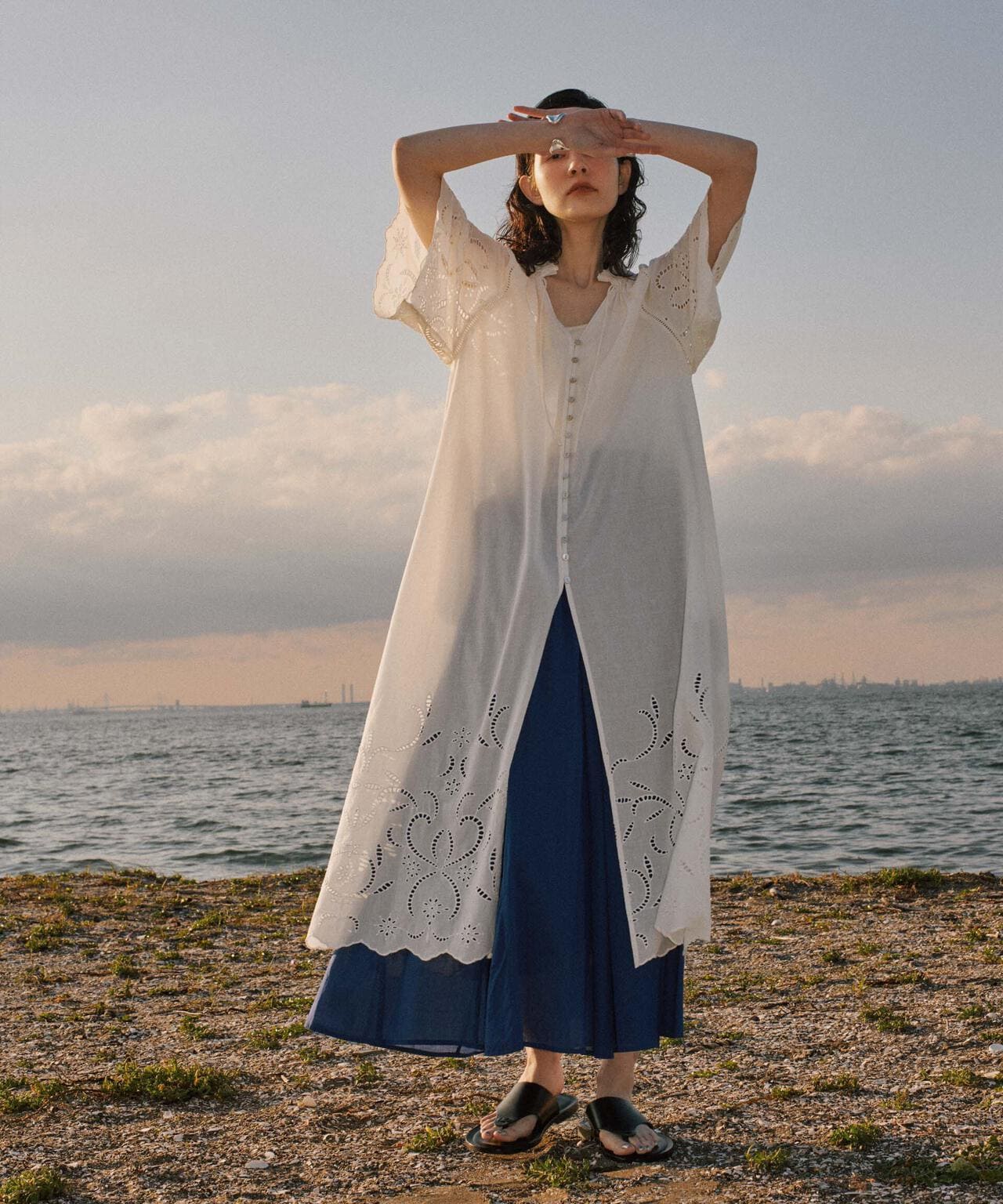 インドシフリー刺繍ワンピース 6694219301