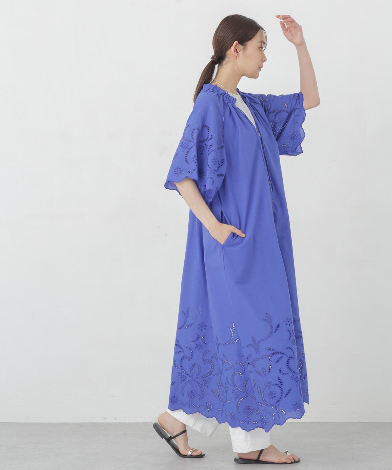 インドシフリー刺繍ワンピース 6694219301